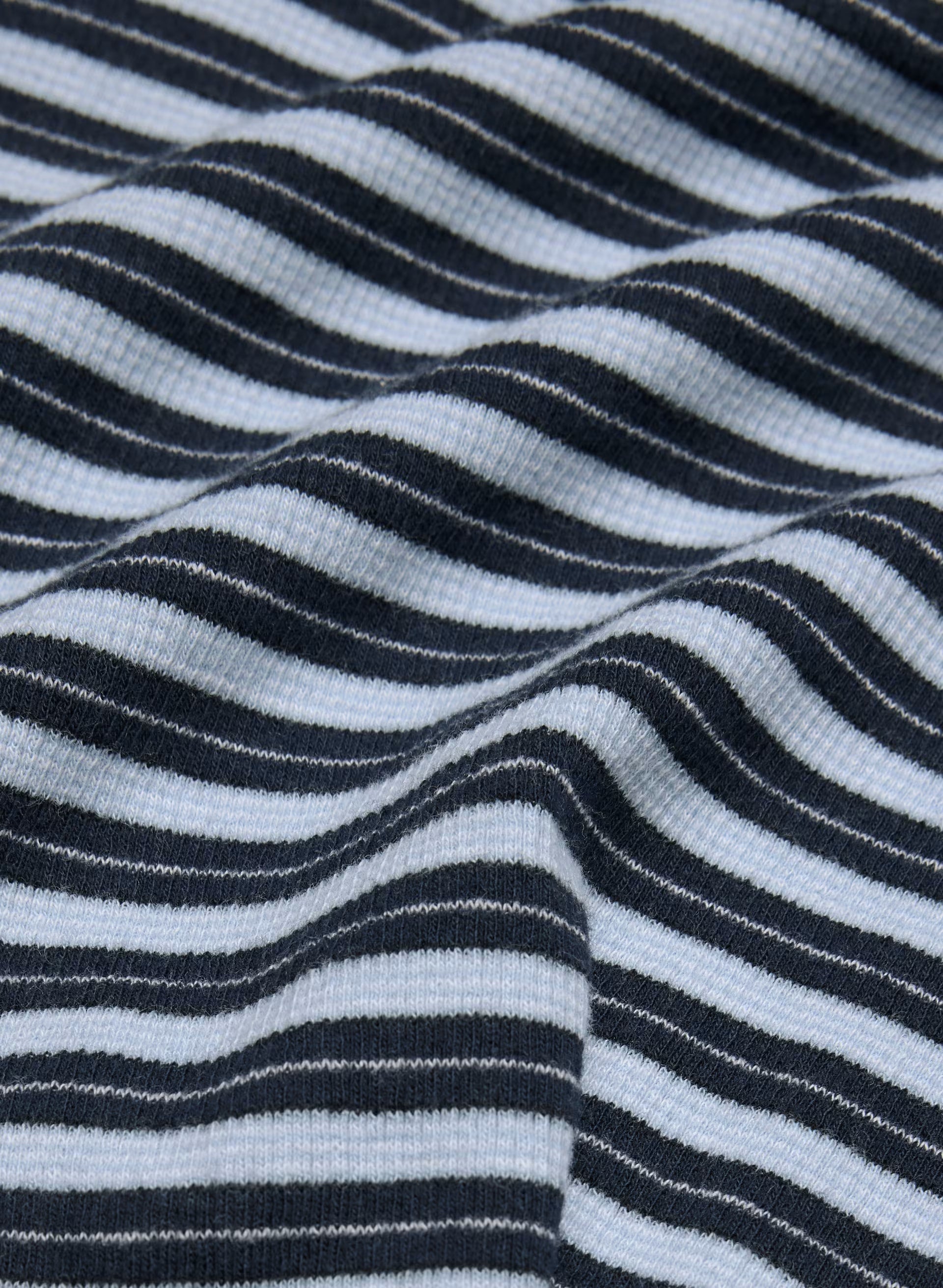 HomeStretch™ Rib Tune T-Shirt - ADMRL NAVY/RIPPLE BLUE