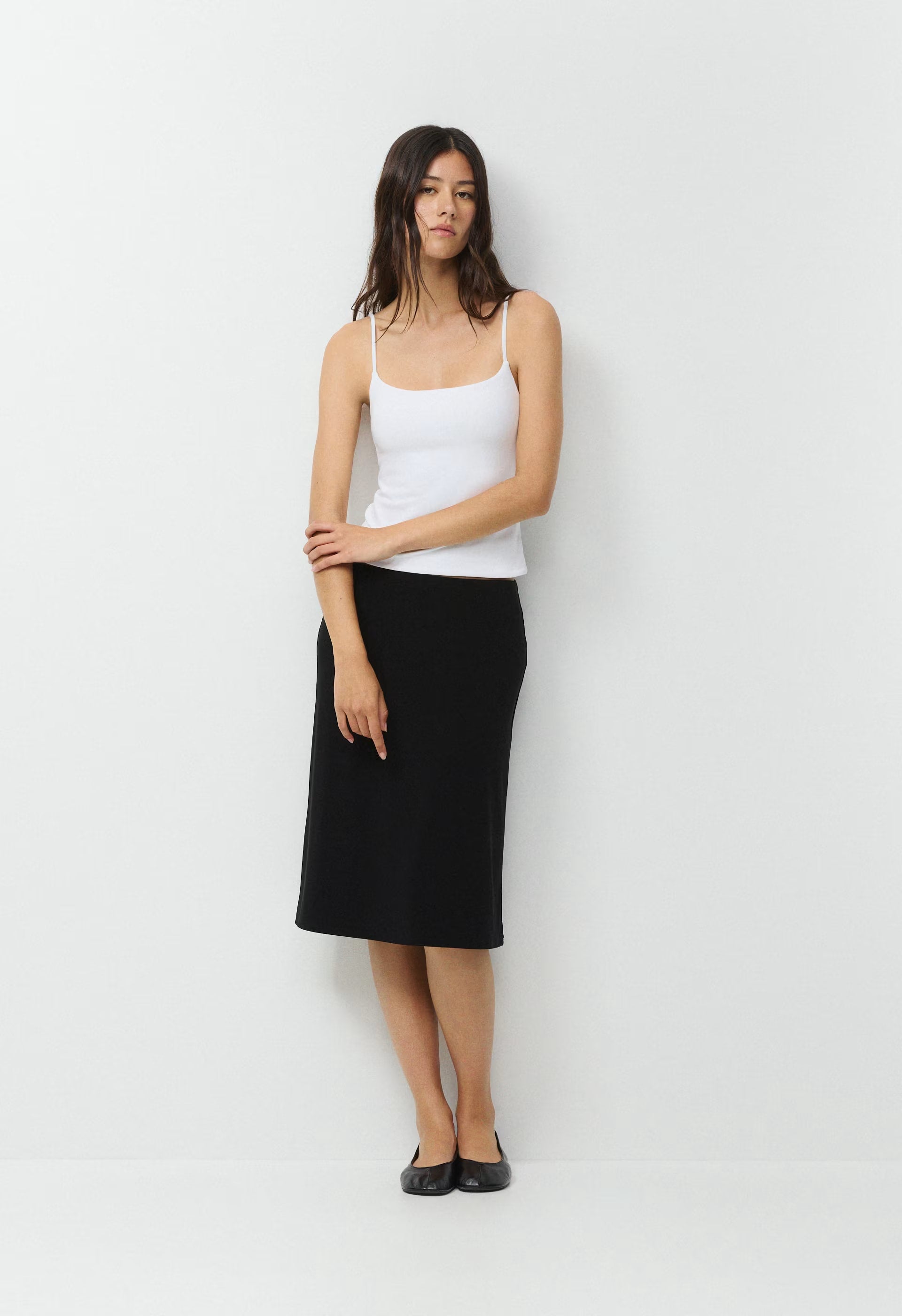 HomeStretch™ Smooth Capsule Comfort Tank - HEATHER DARK GREY