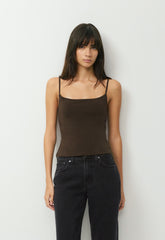 HomeStretch™ Smooth Capsule Comfort Tank - CACAO NIB BROWN