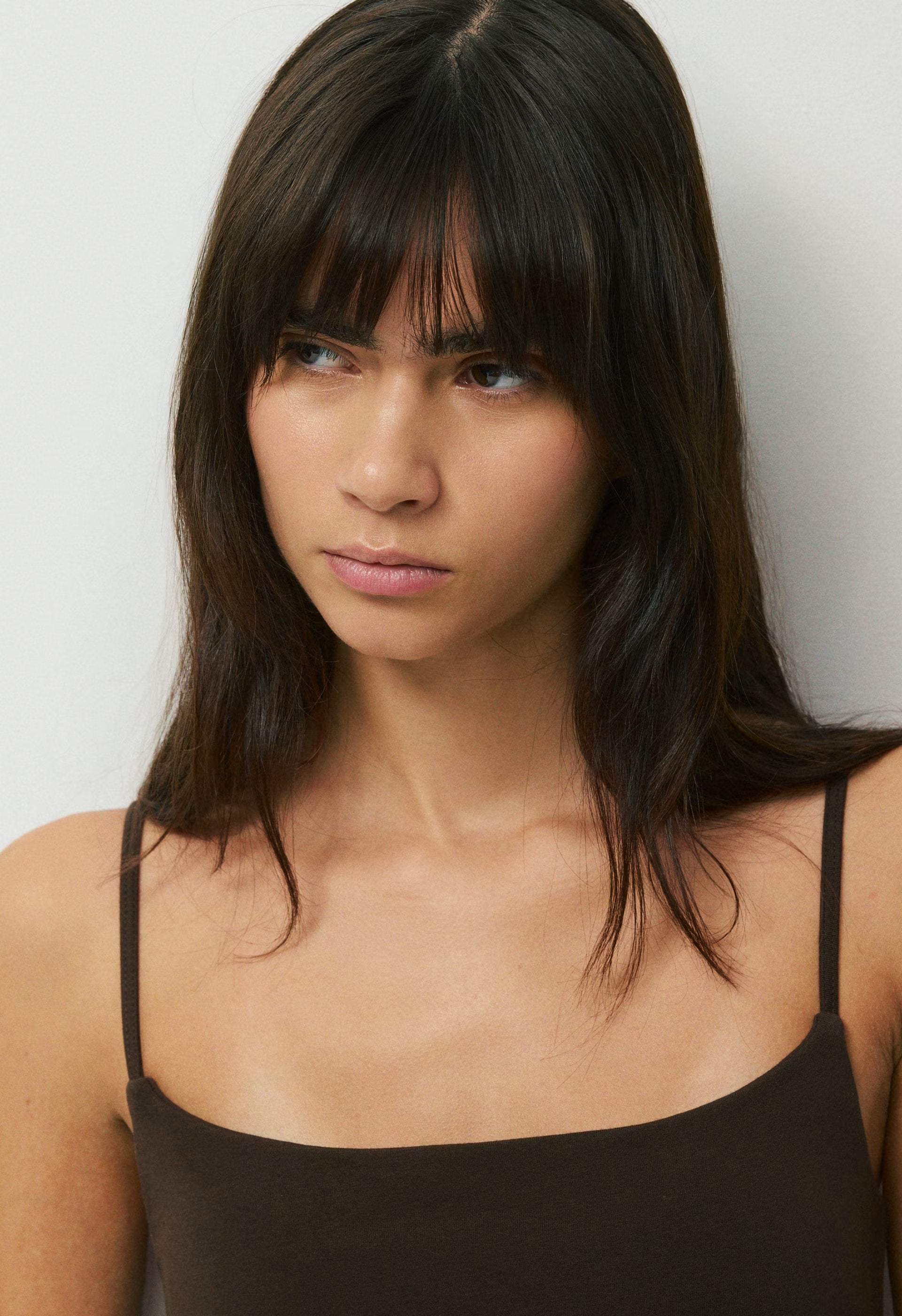 HomeStretch™ Smooth Capsule Comfort Tank - CACAO NIB BROWN