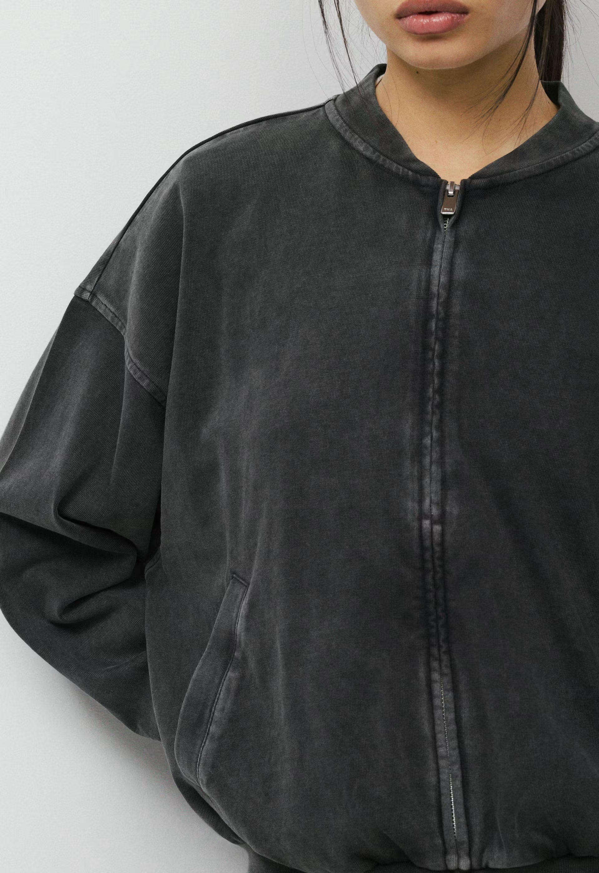 Mighty Cotton™ Spur Bomber - HEATHER CHROME