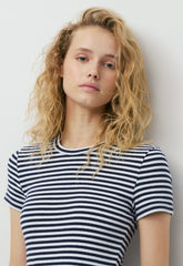 BestHug™ Little Ribbed Hip T-Shirt - ADMRL NVY/PLN AIR