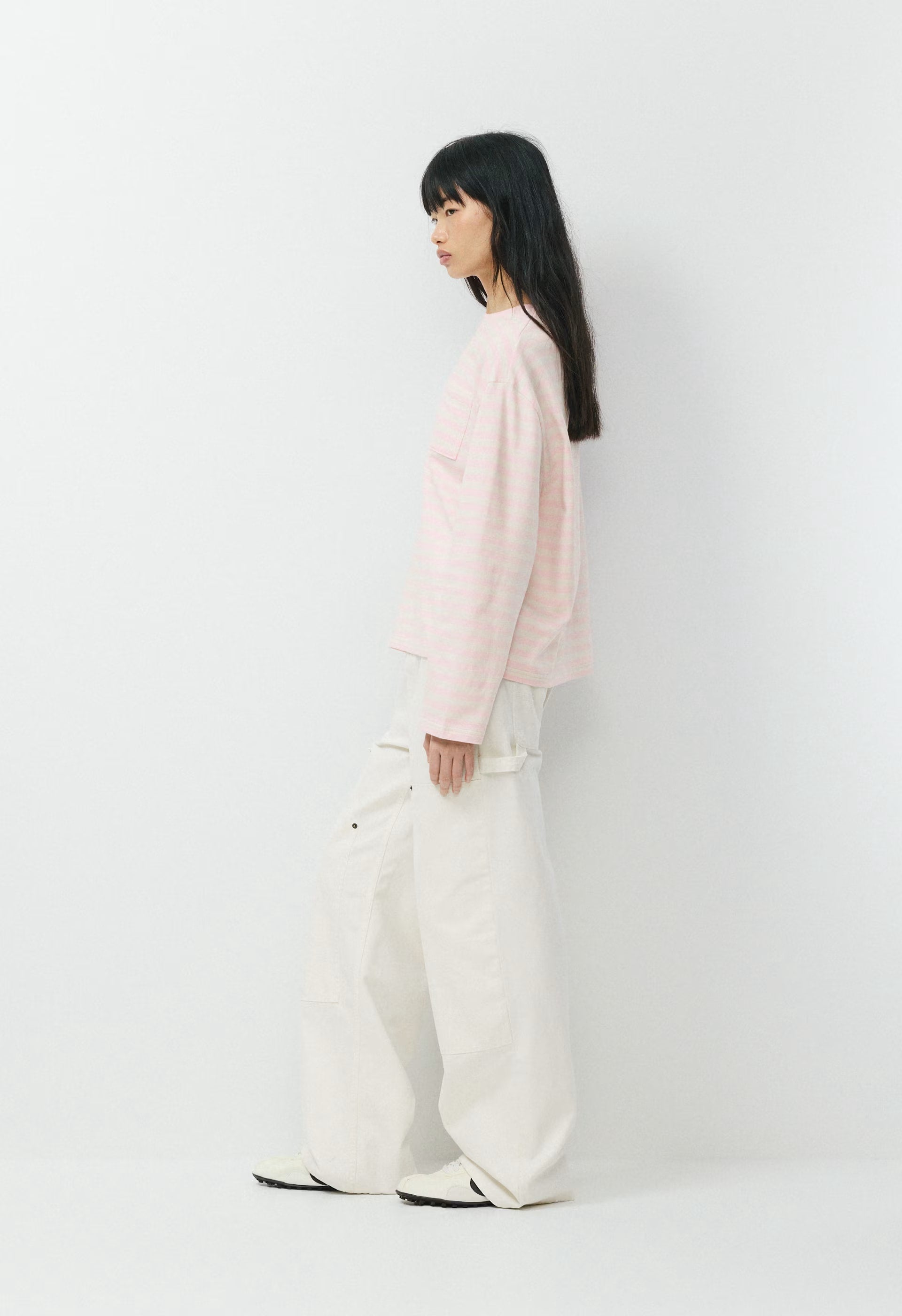 Mighty Cotton™ Fletch Longsleeve - LIGHT BIRCH/MAGNOLIA