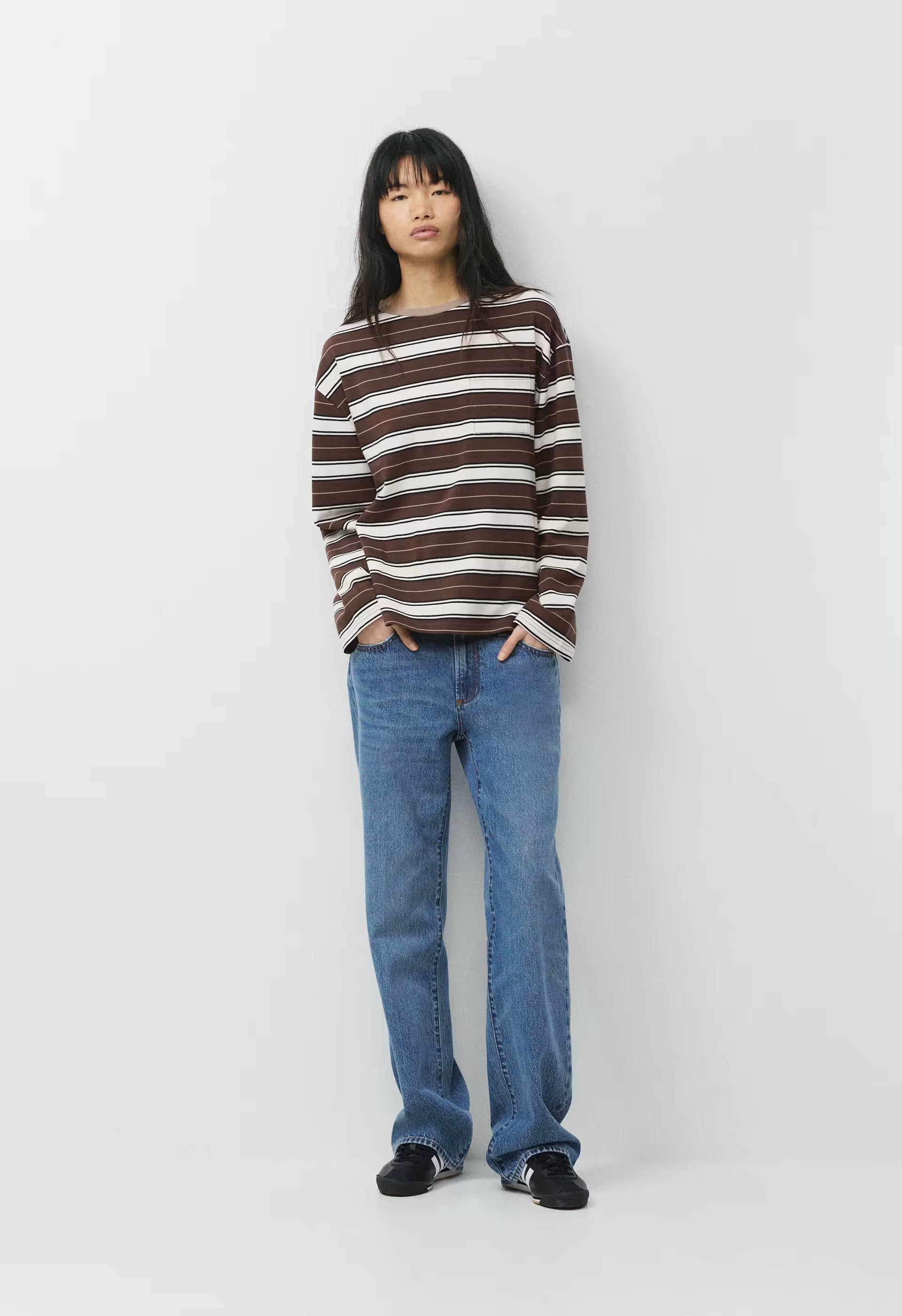 Mighty Cotton™ Fletch Longsleeve - RCH MCH BRN/LT BRCH