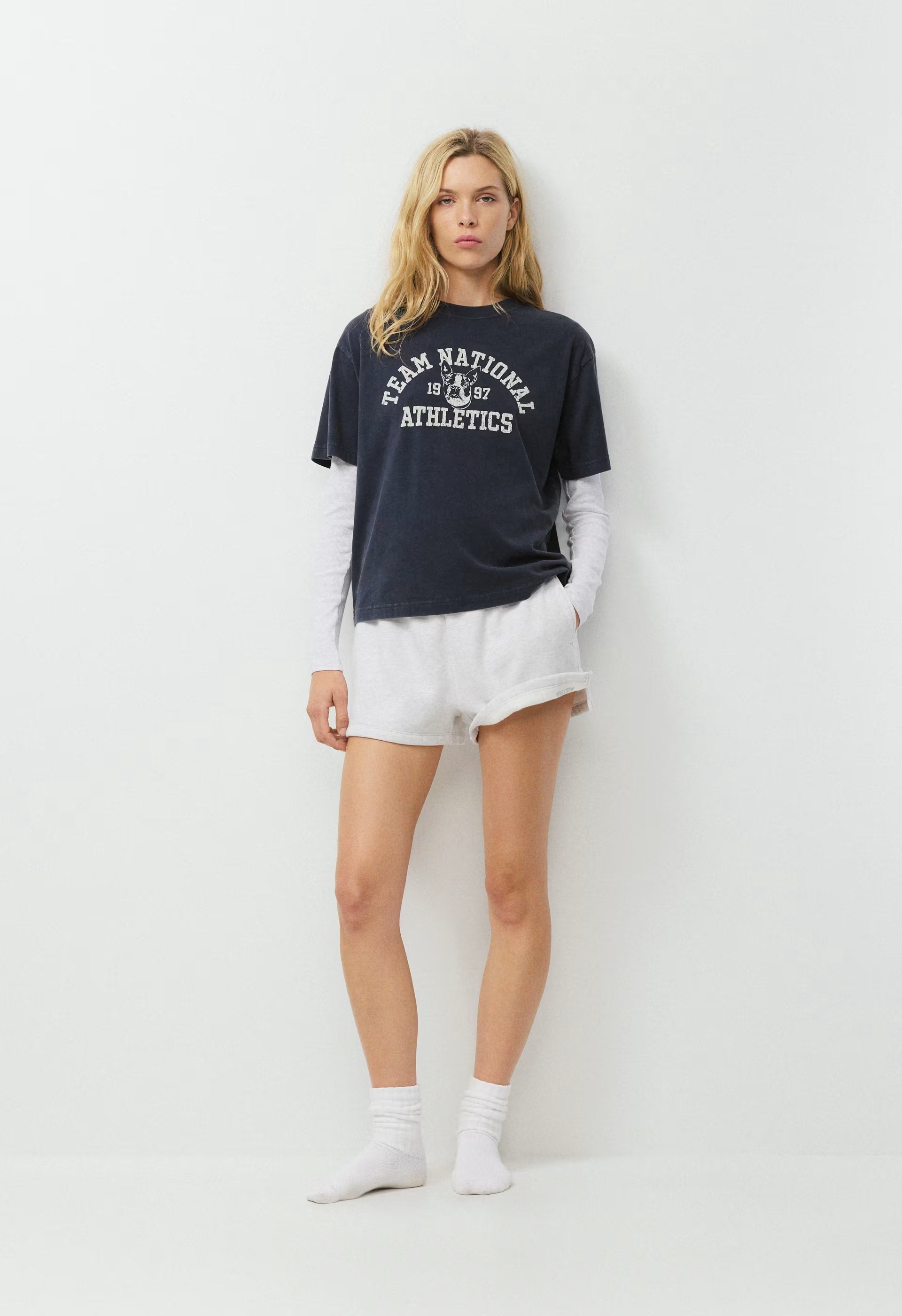 Soft Feels™ Detroit T-Shirt - LVD-IN AD NAVY/WHITE