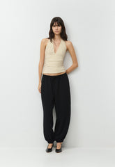 Smooth Matter™ Wylder Halter Top - SEASD CRM/TAN KHAKI