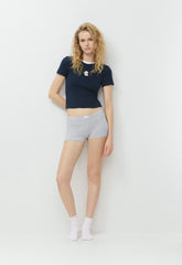 Little Ripple Icon T-Shirt - ADMIRAL NAVY/ LUNA