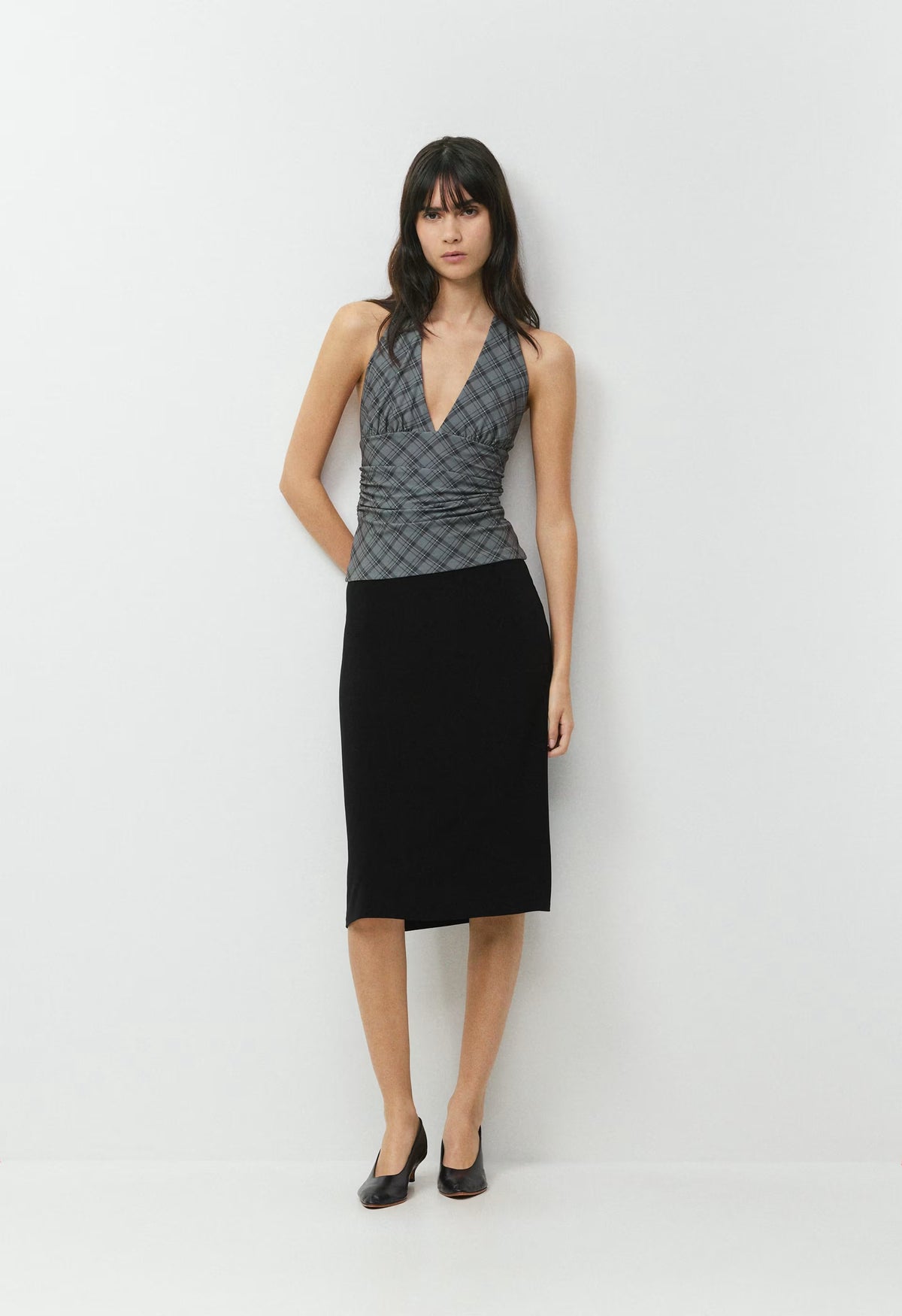 Smooth Matter™ Wylder Halter Top - DARK GREY/MMNT GREY
