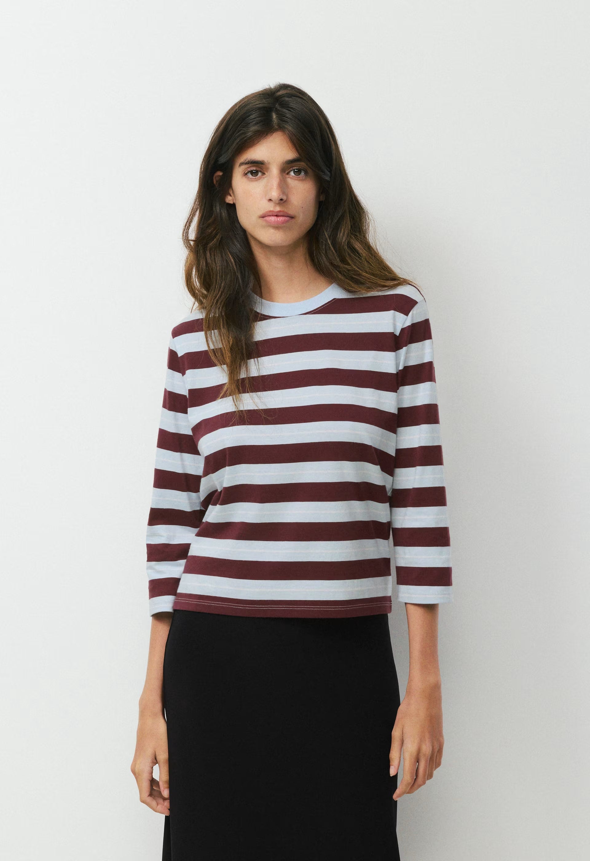 CottonWhisk™ Emma 3/4 Sleeve T-Shirt - GALAPLUM/ PLN AIR