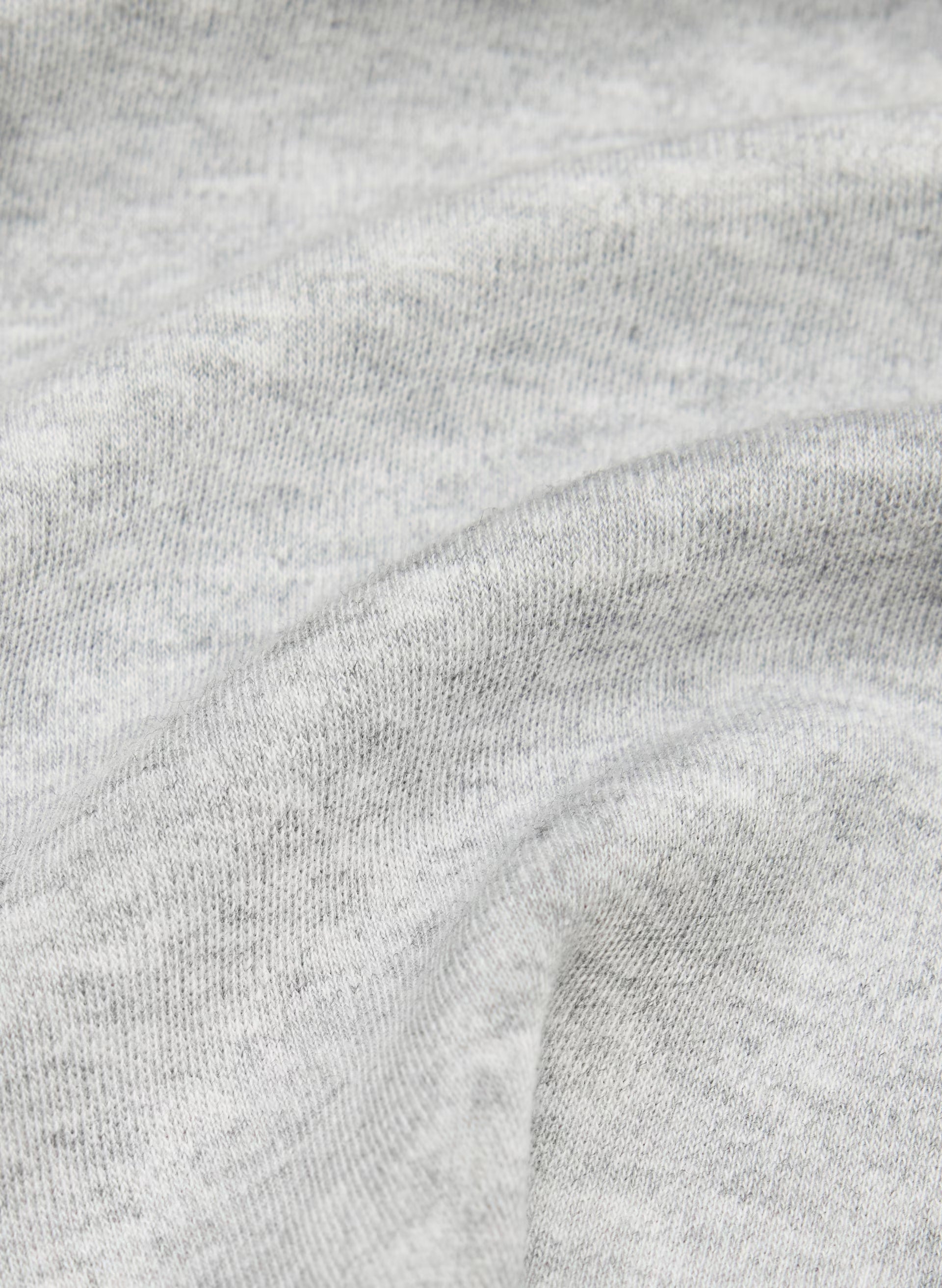 InterLock Cotton Function T-Shirt - HEATHER CHROME/AD NAVY