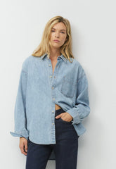Denim Forum The '80s Comfy Denim Shirt - 7 YRS PCTR THS BLEU