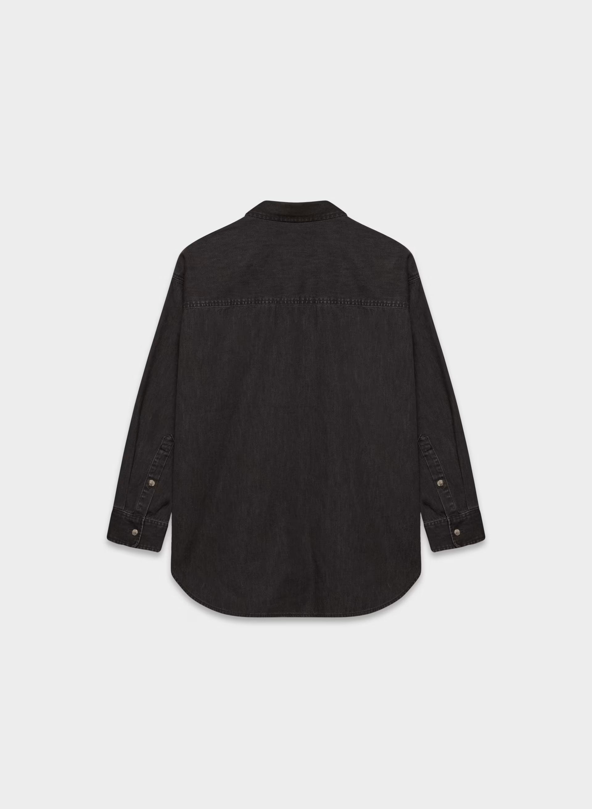 Denim Forum The '80s Comfy Denim Shirt - BLACK EYELINER
