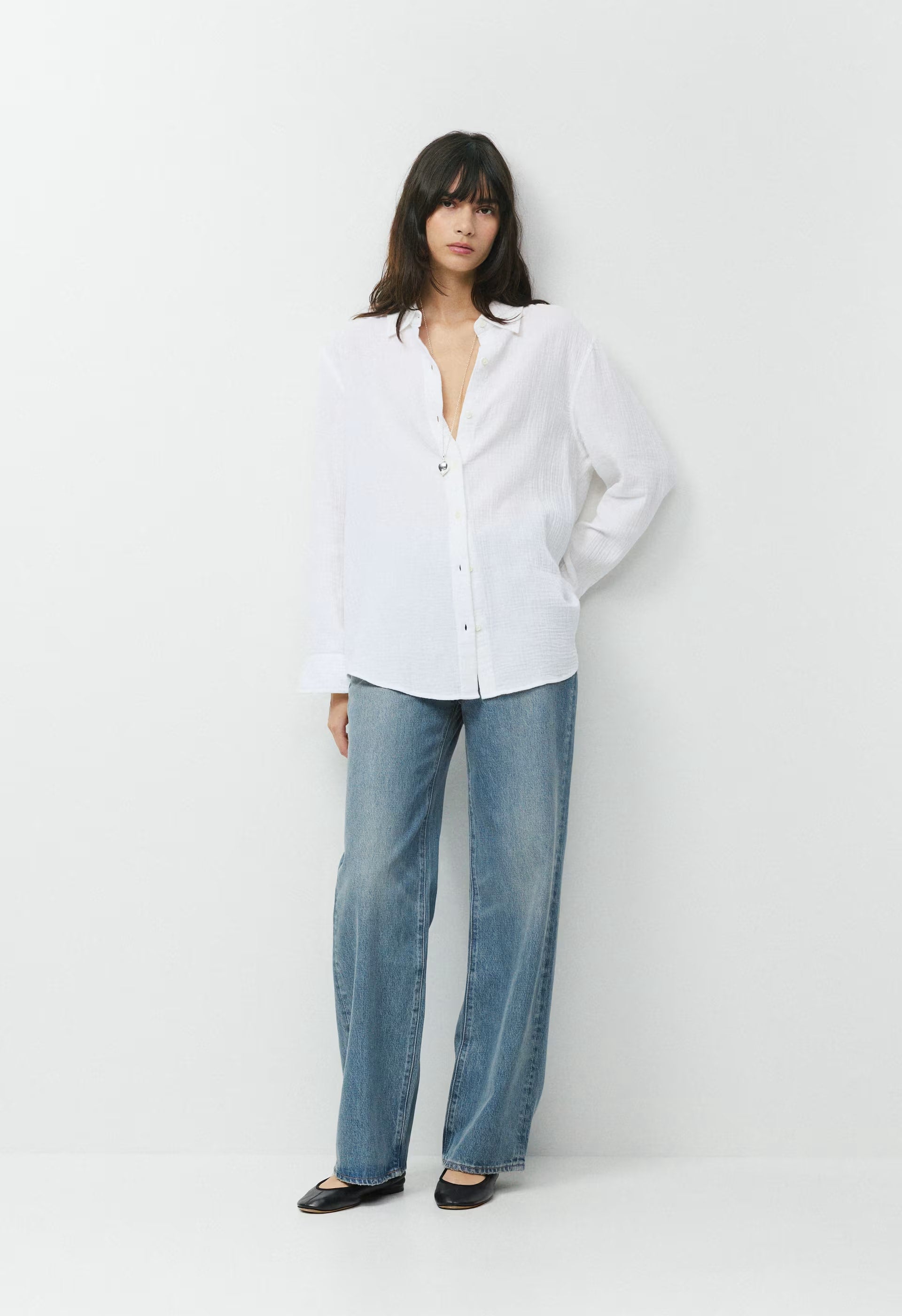AirPlush Cotton™ Sail Shirt - WHITE