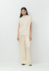 Nominee Satin Blouse - BALLET PINK