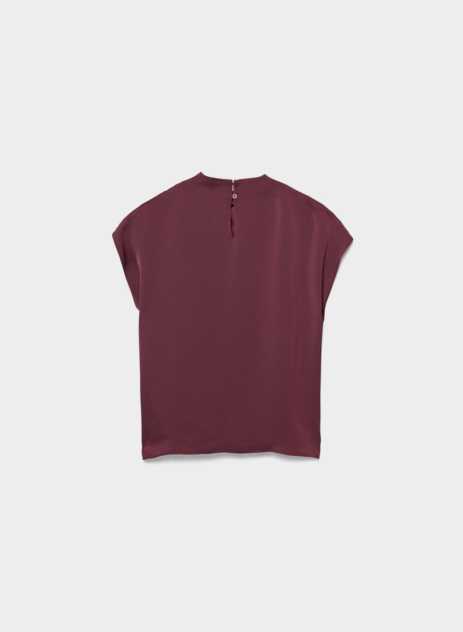 Nominee Satin Blouse - GALA PLUM