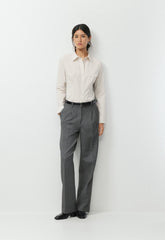 Chronicle Slim Poplin Shirt - OAK/MARCONA BG