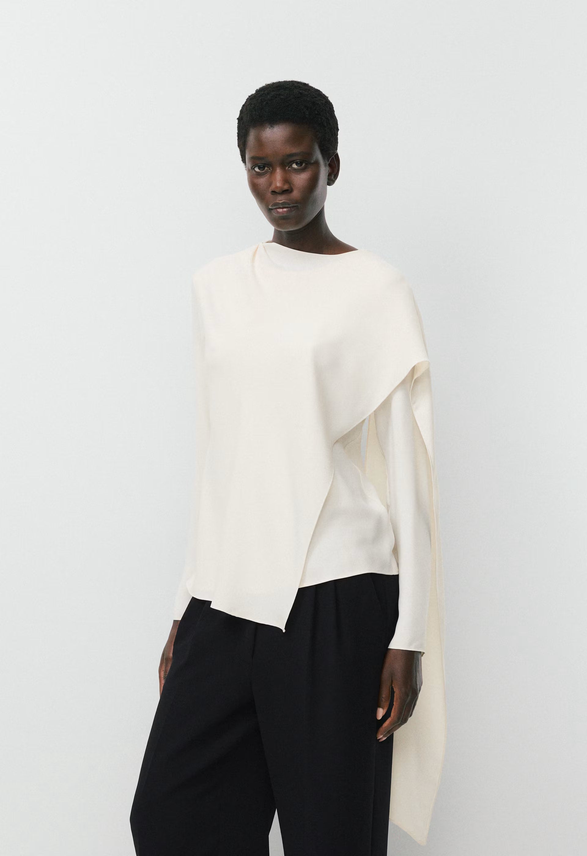 Loretto Blouse - LIGHT BIRCH