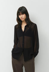 Baker Silk Shirt - BLACK