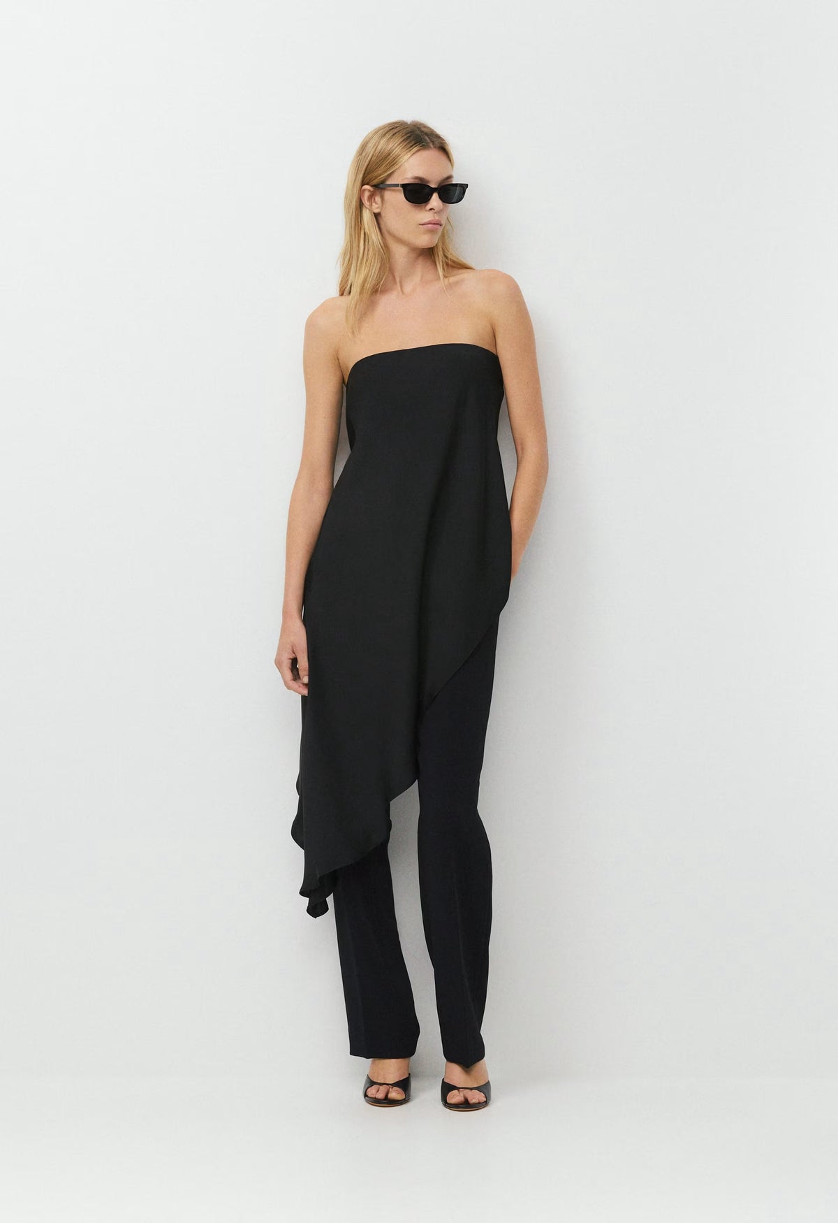 Redux Satin Top - BLACK