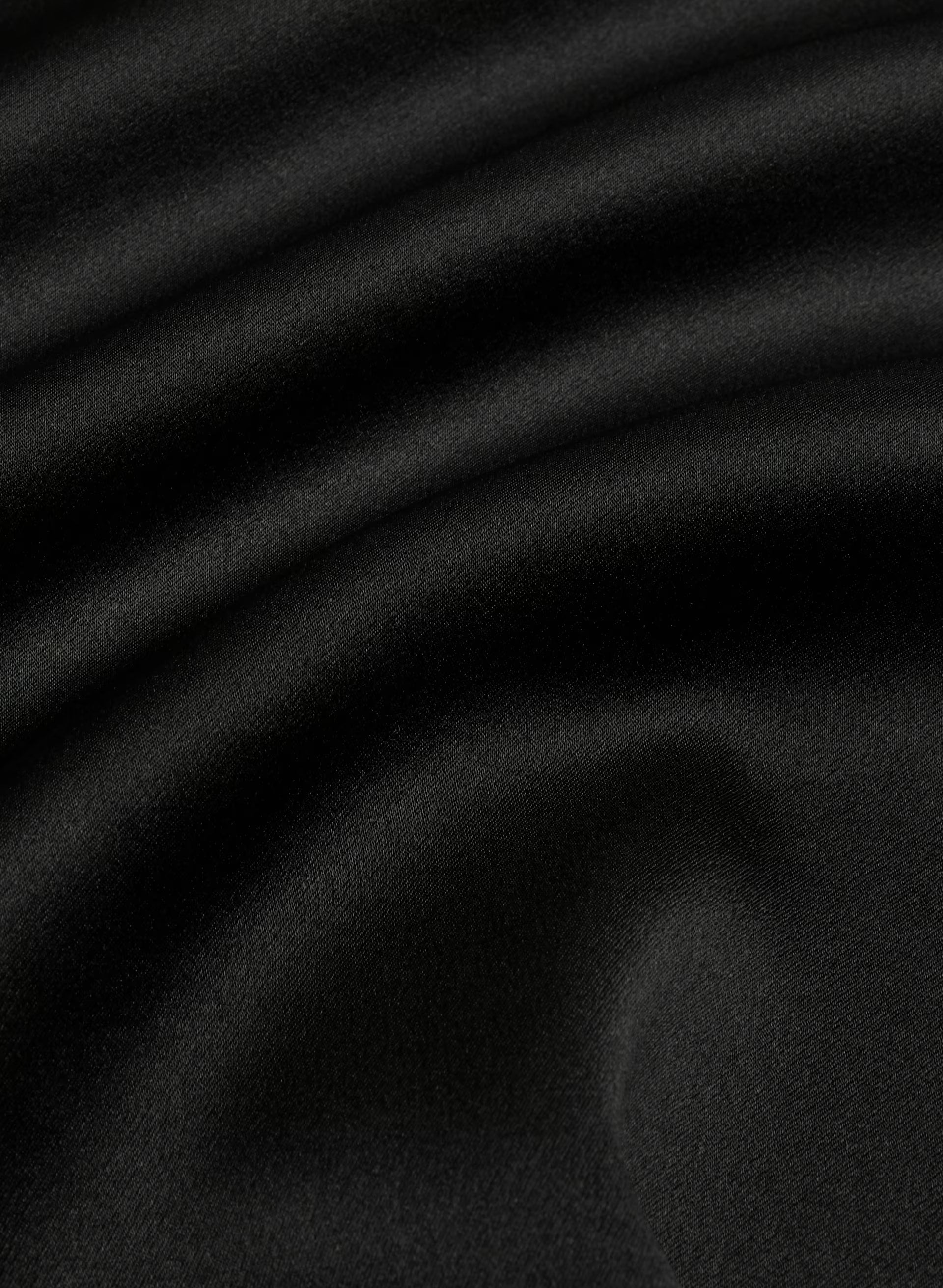 Borough Silk Top - BLACK
