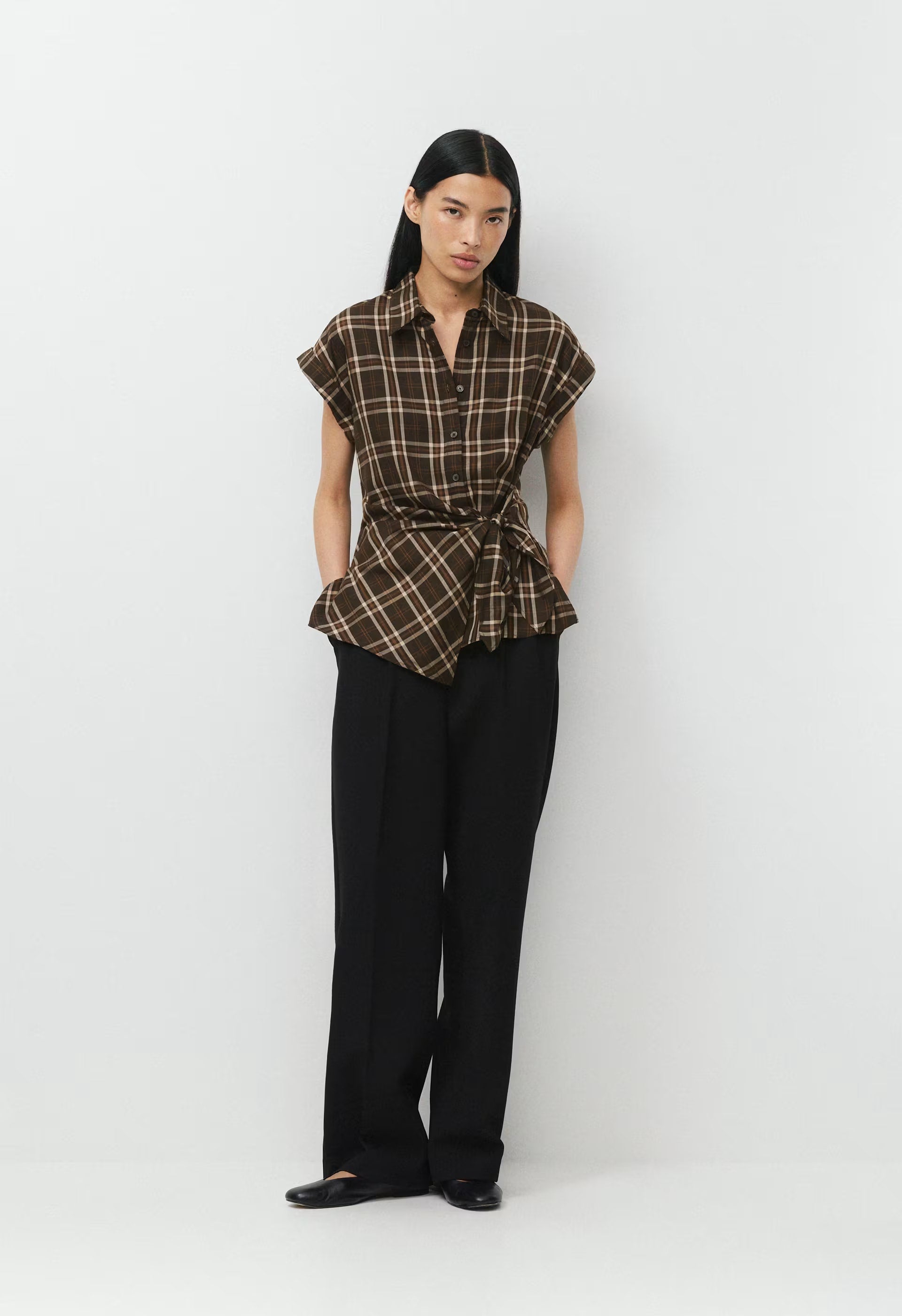 Blueprint Shirt - CACAO NIB BRWN/MRCN BG