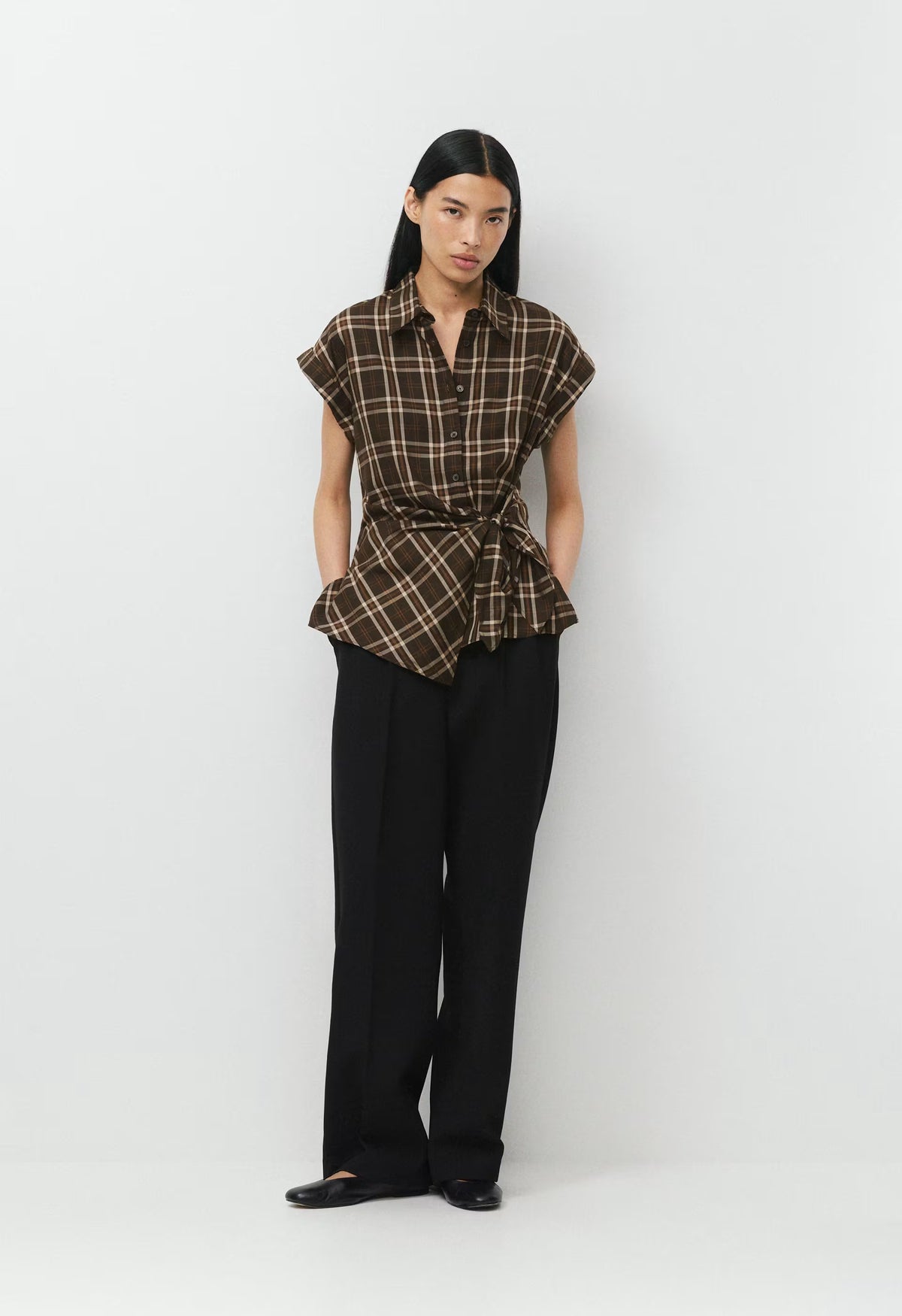 Blueprint Shirt - CACAO NIB BRWN/MRCN BG