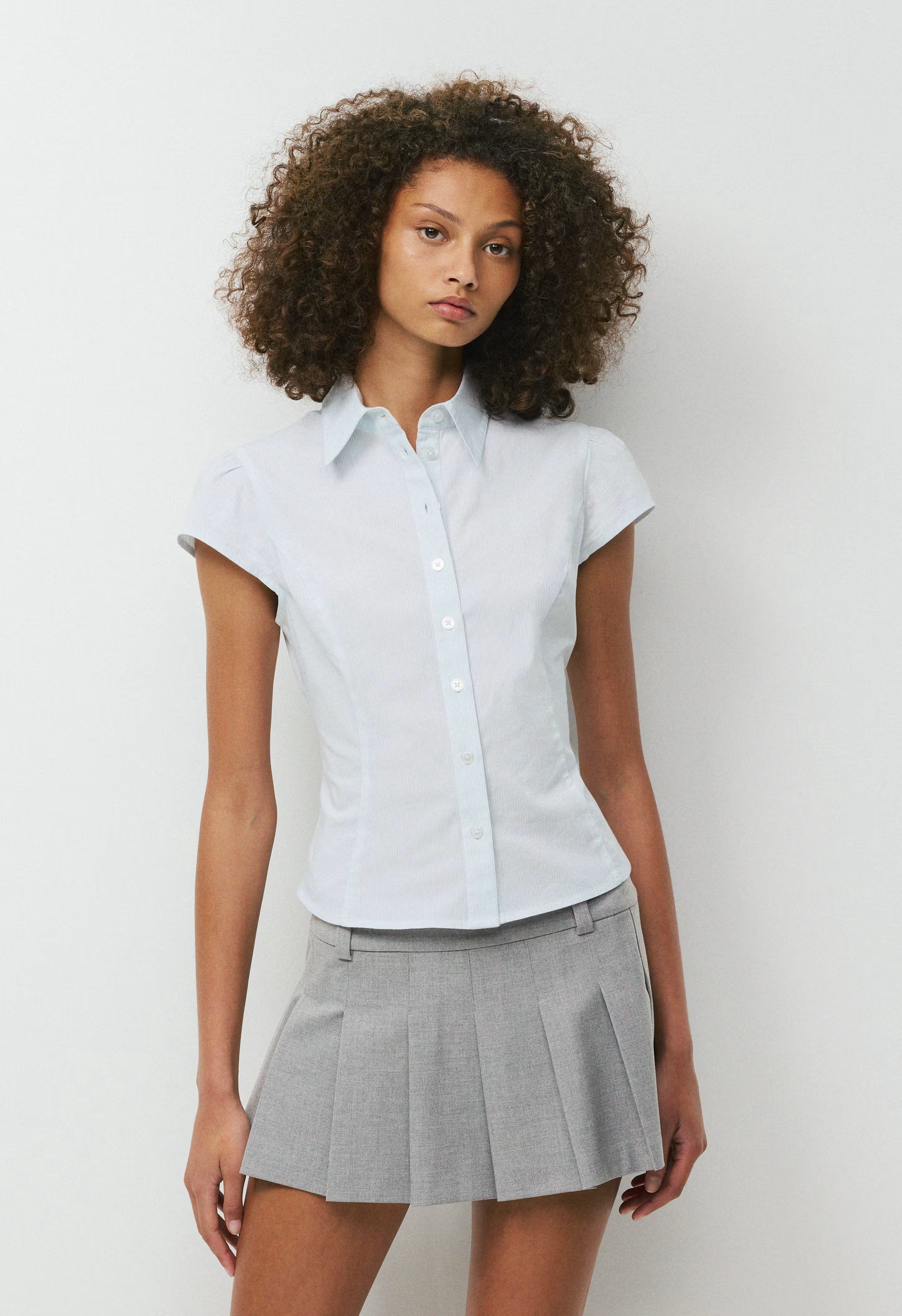 Fanciful Poplin Shirt - WHITE/MAGNOLIA