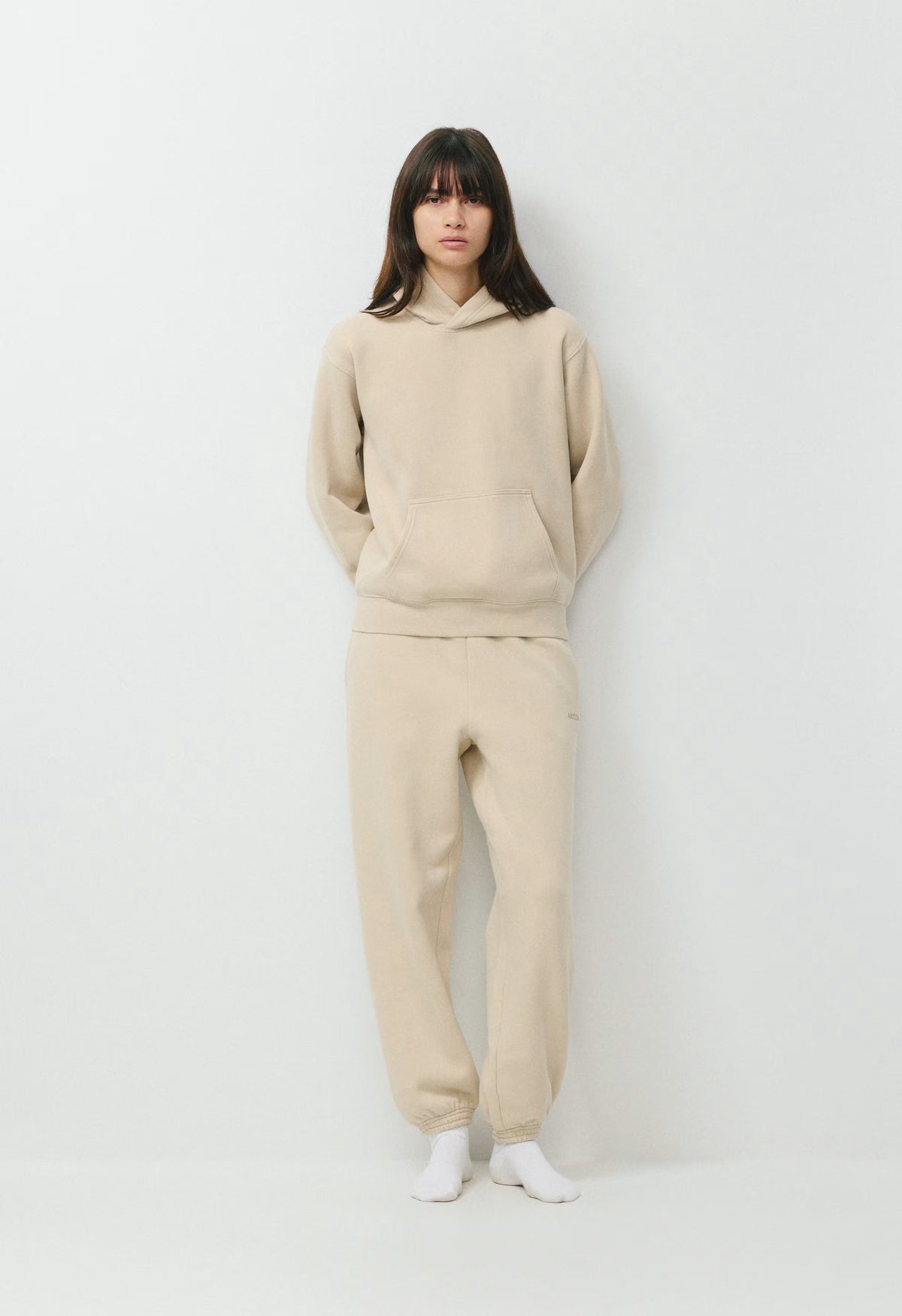 Cozy Sweatfleece Perfect Hoodie - MULLEIN
