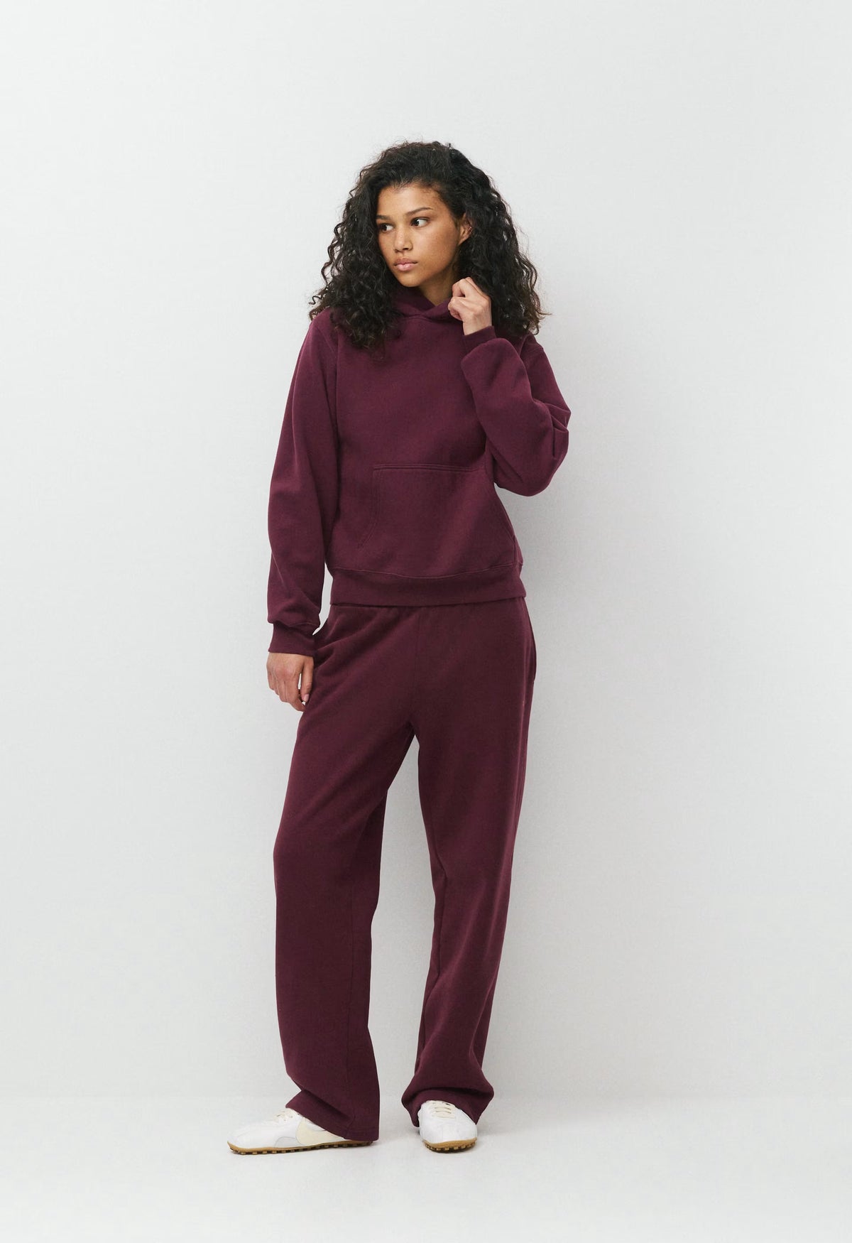 Cozy Sweatfleece Perfect Hoodie - GALA PLUM