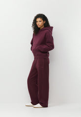 Cozy Sweatfleece Perfect Hoodie - GALA PLUM