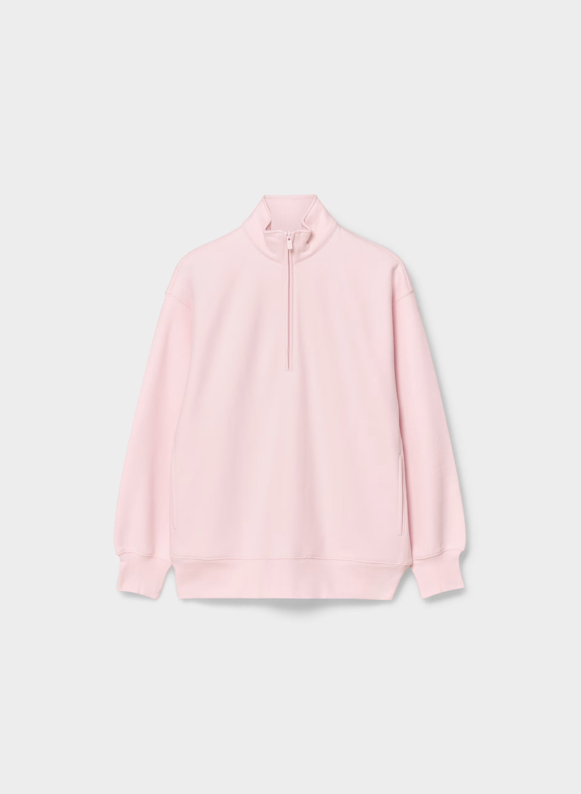 Cozy Sweatfleece Boyfriend 1/2 Zip - MAGNOLIA