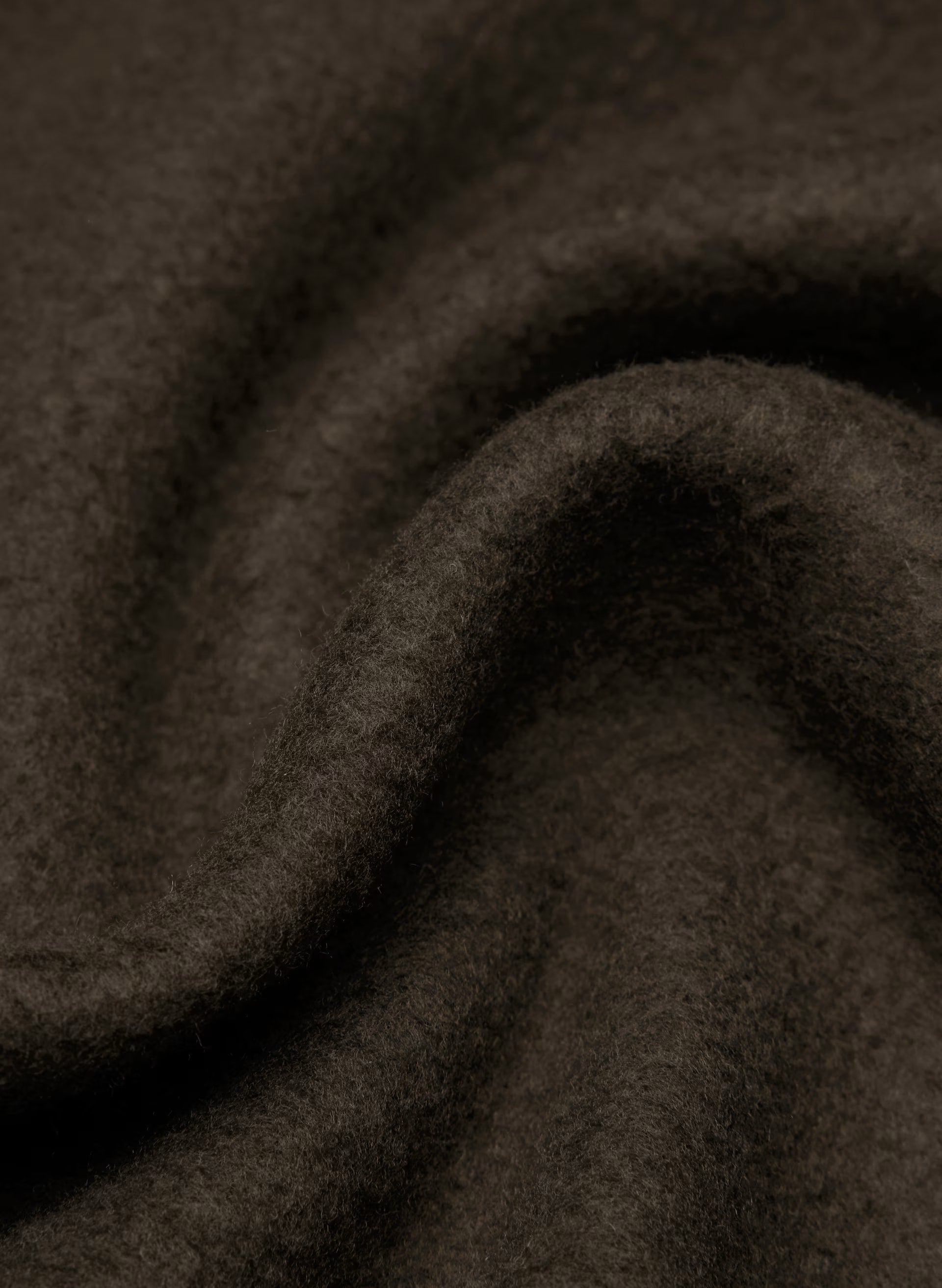 Cozy Sweatfleece Perfect Zip Hoodie - CACAO NIB BROWN