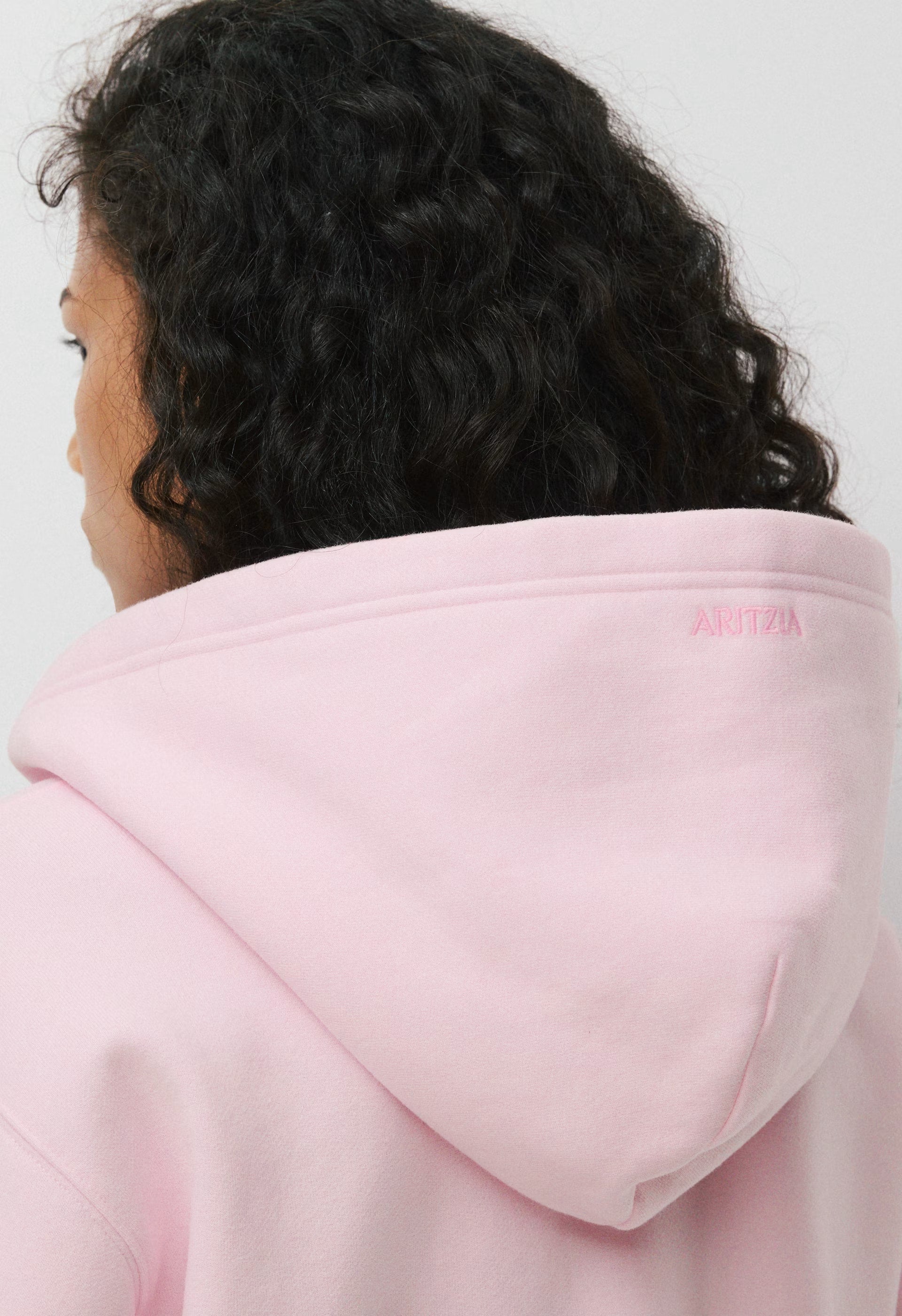 Cozy Sweatfleece Perfect Zip Hoodie - MAGNOLIA