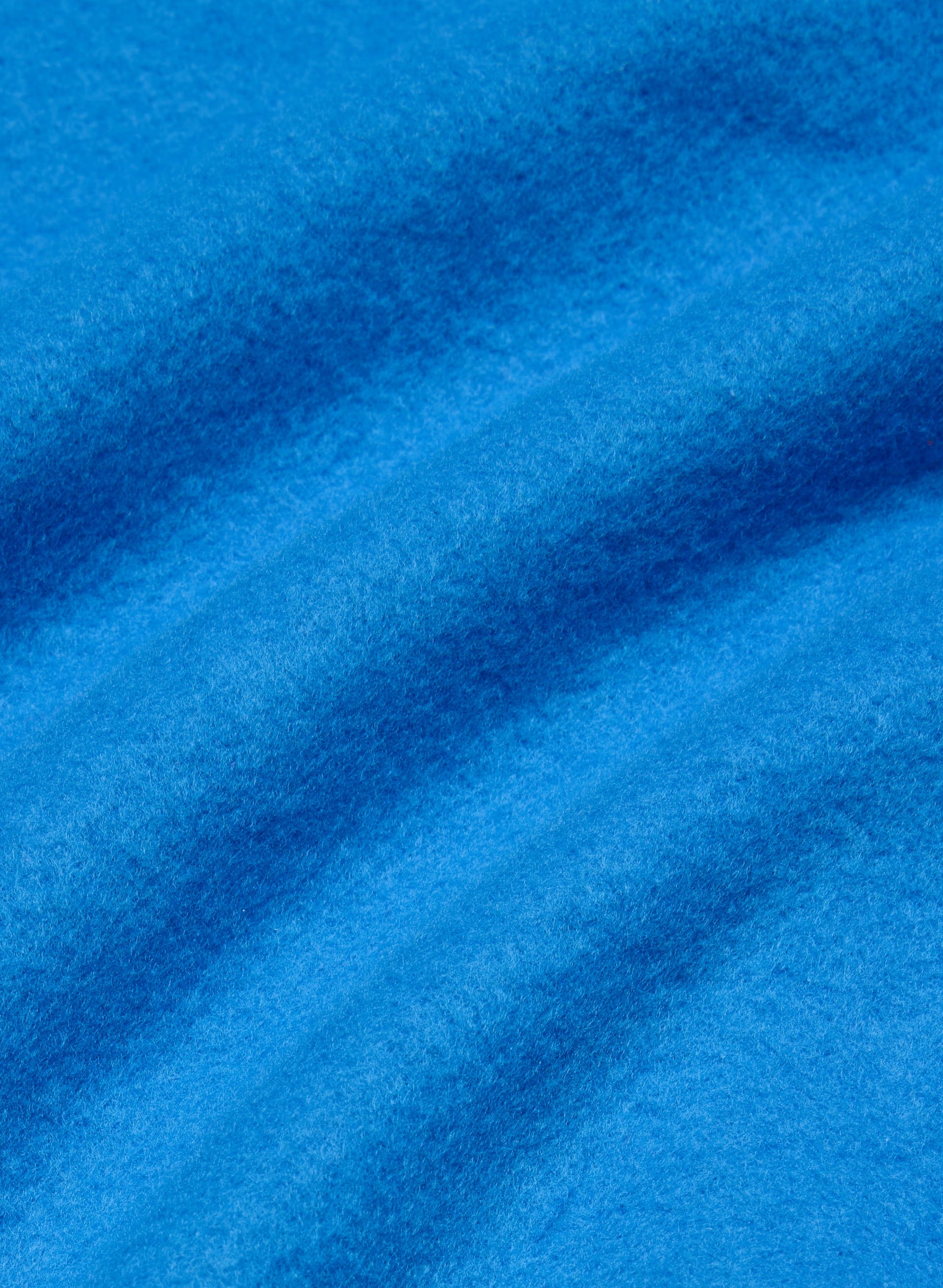 Cozy Sweatfleece Perfect Hoodie - LAZULI BLUE/LT BIRCH