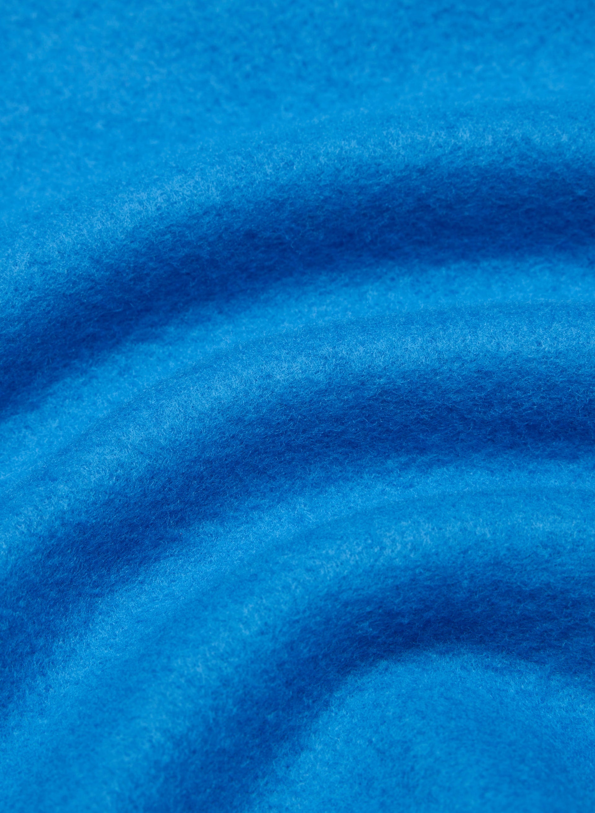 Cozy Sweatfleece Perfect Crew Sweatshirt - LAZULI BLUE/LT BIRCH