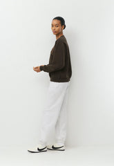 Cozy Sweatfleece Perfect Crew Sweatshirt - CC N BROWN/CC NB BROWN