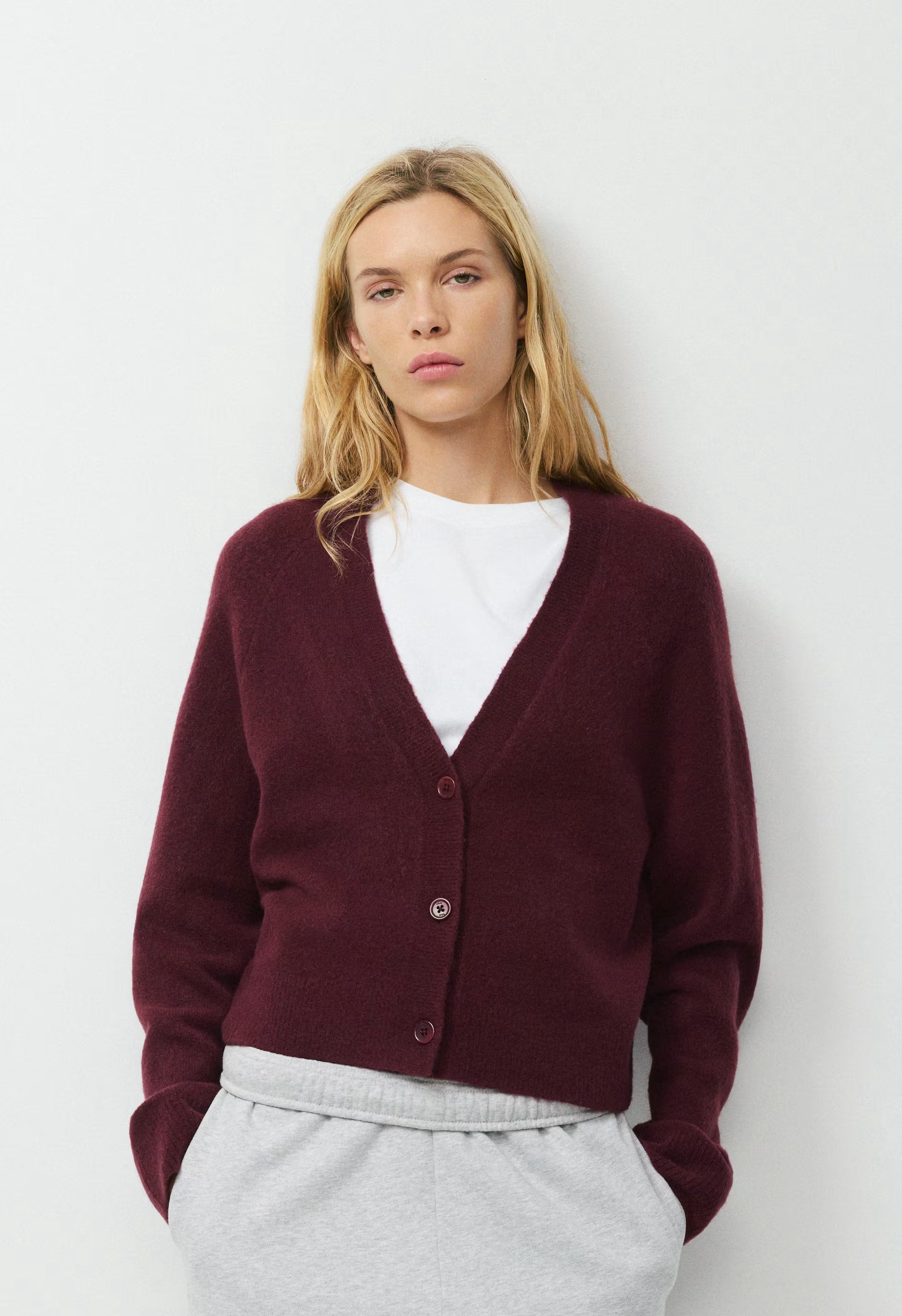 Perry Cardigan - GALA PLUM