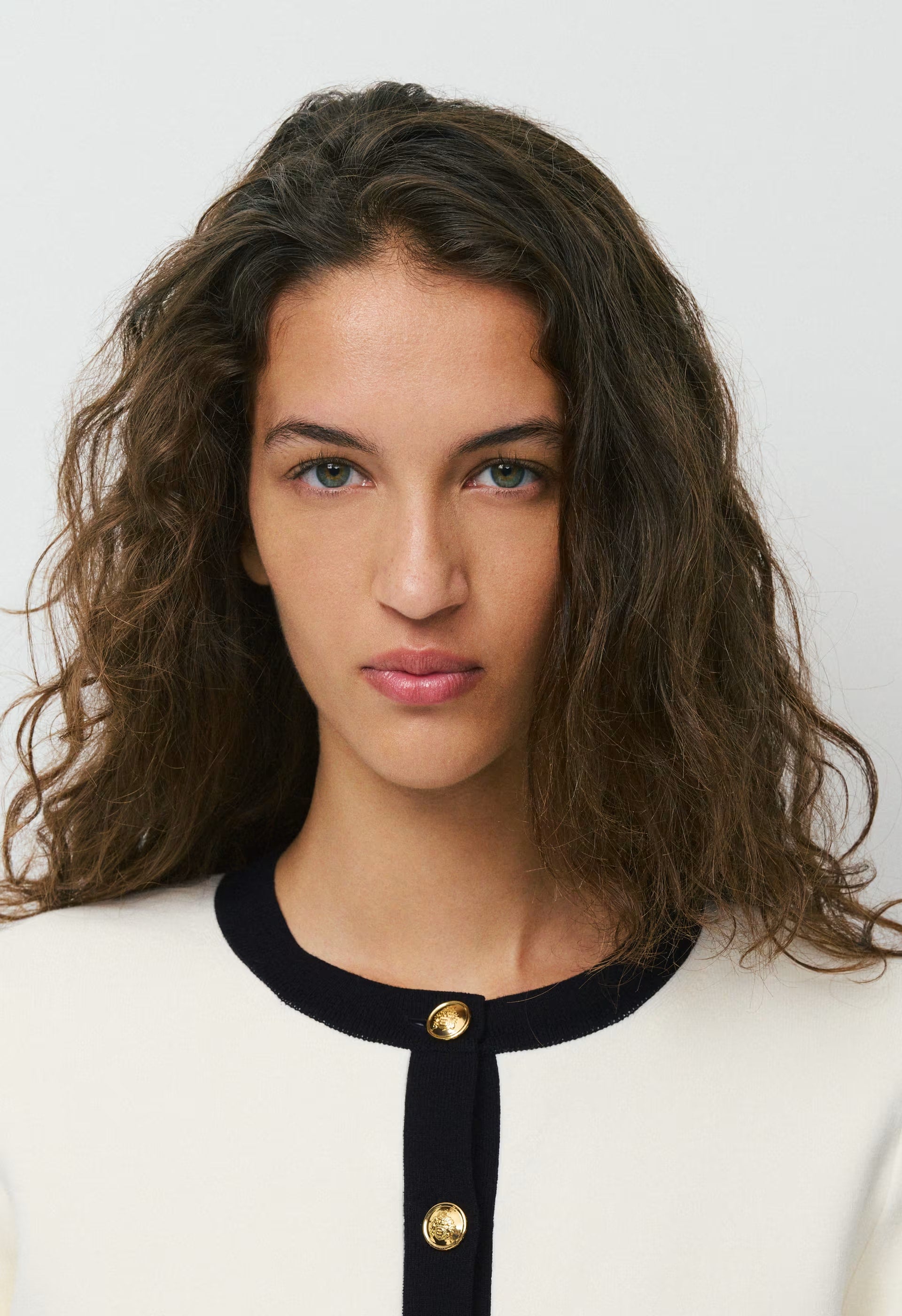 Approach Cardigan - Wonder Yarn - LIGHT BIRCH/BLACK