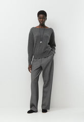Essential Cashmere Nuance Sweater - SPECKLED CHARCOAL
