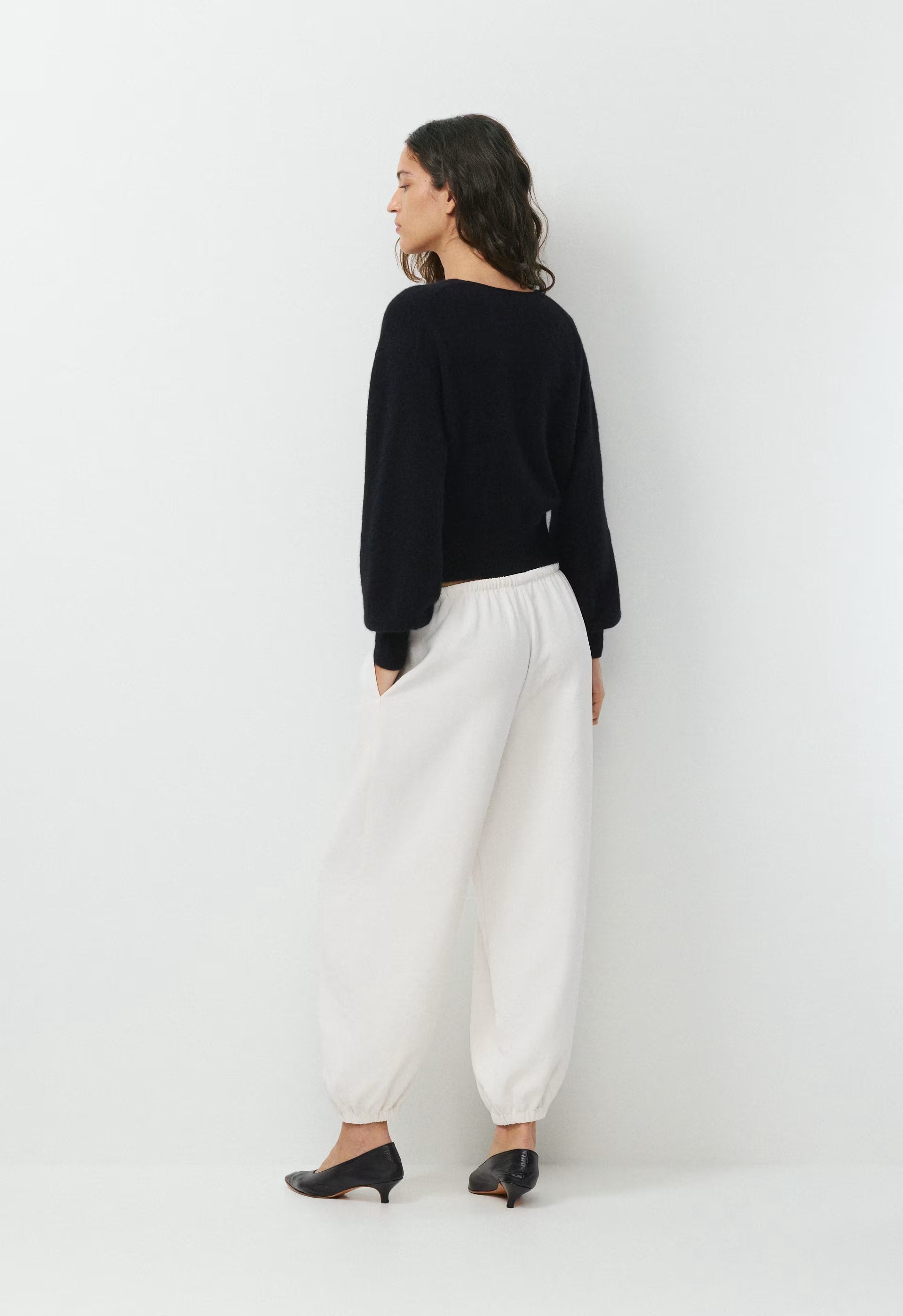 SoftSpoke™ Cassidy Wrap Sweater - BLACK