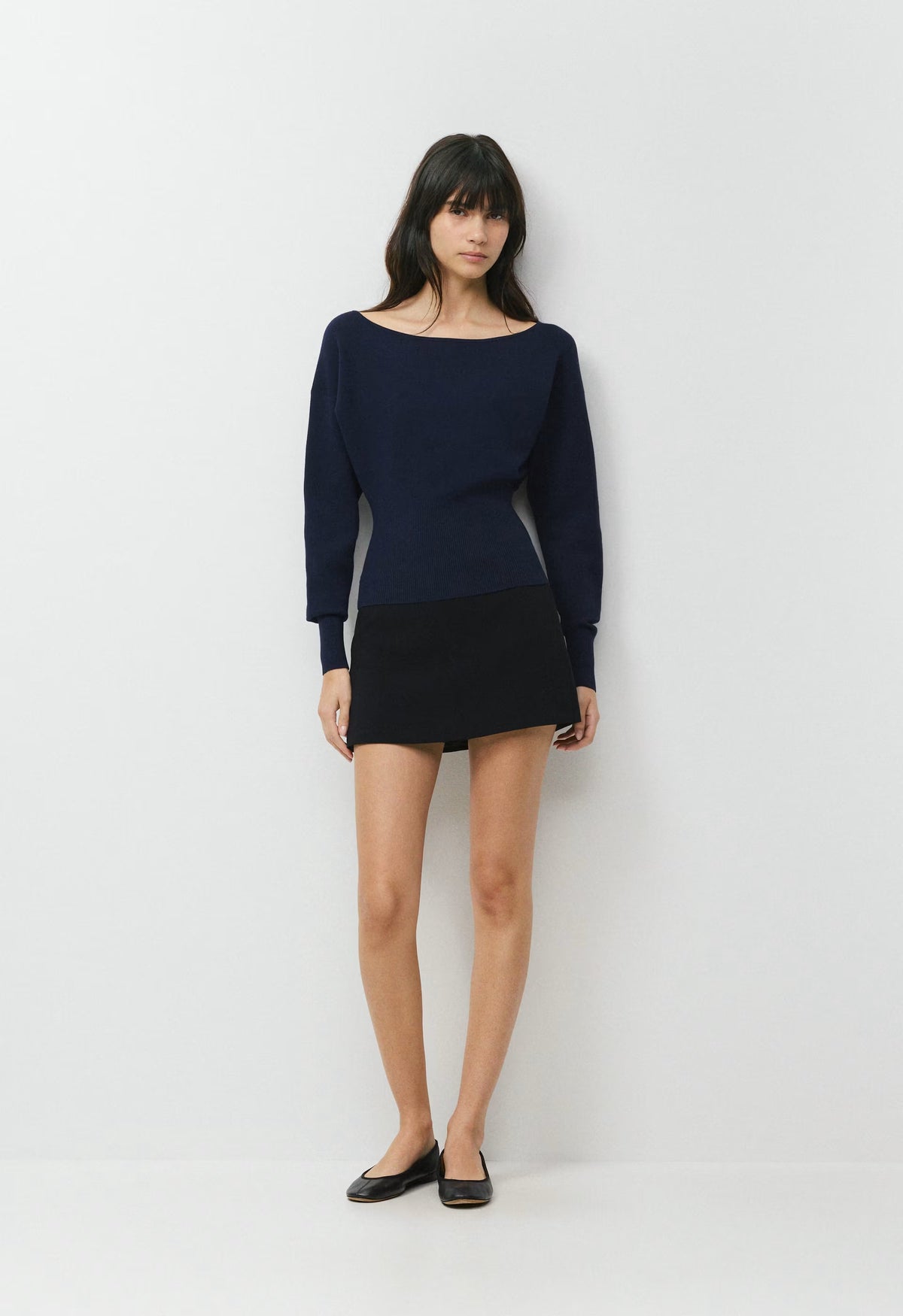 Crescendo Sweater - Wonder Yarn - ADMIRAL NAVY
