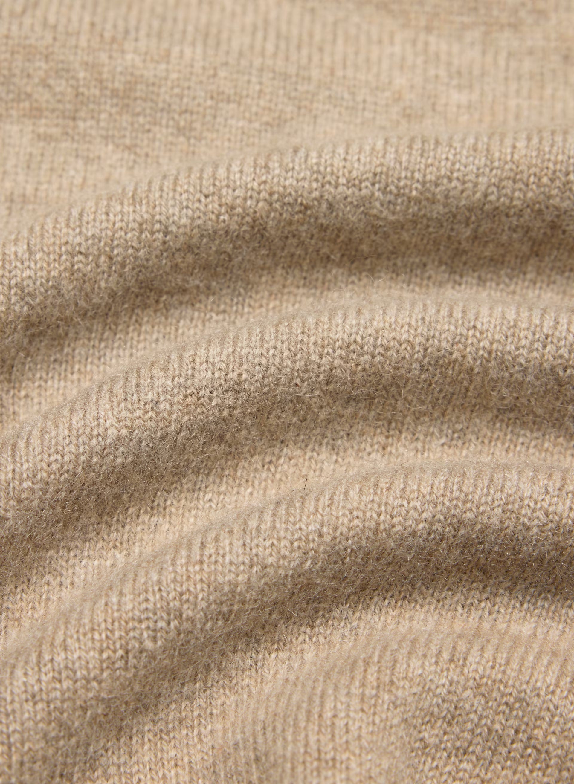 Bare Cashmere Bloor Shortsleeve Sweater - HEATHER NOMAD TAUPE