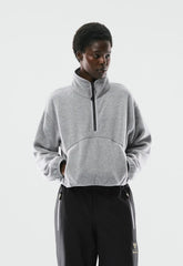 Terrain 1/2 Zip - Bigfoot Fleece - HEATHER DOVER GREY