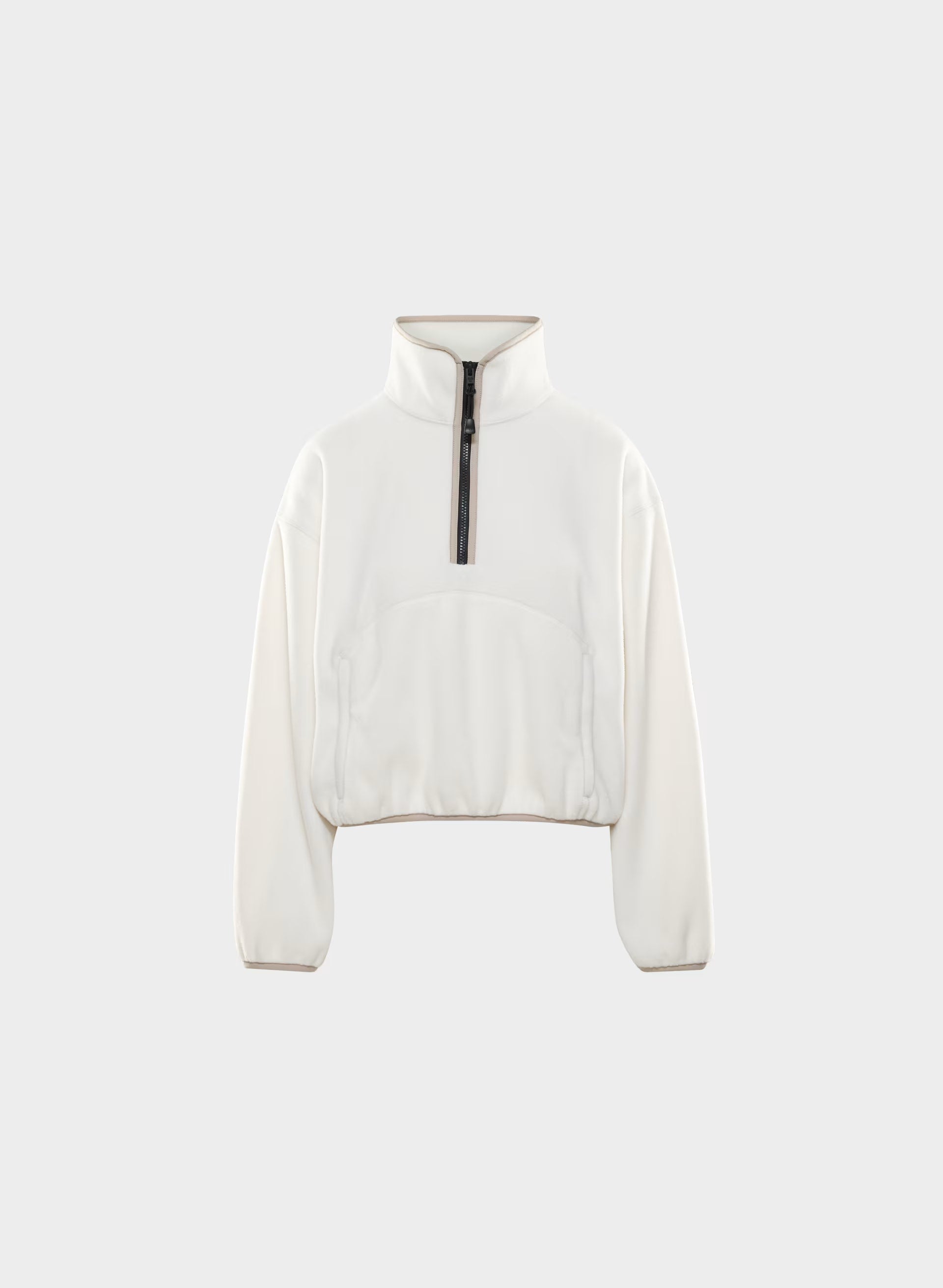 Terrain 1/2 Zip - Bigfoot Fleece - COLD FOAM WHITE