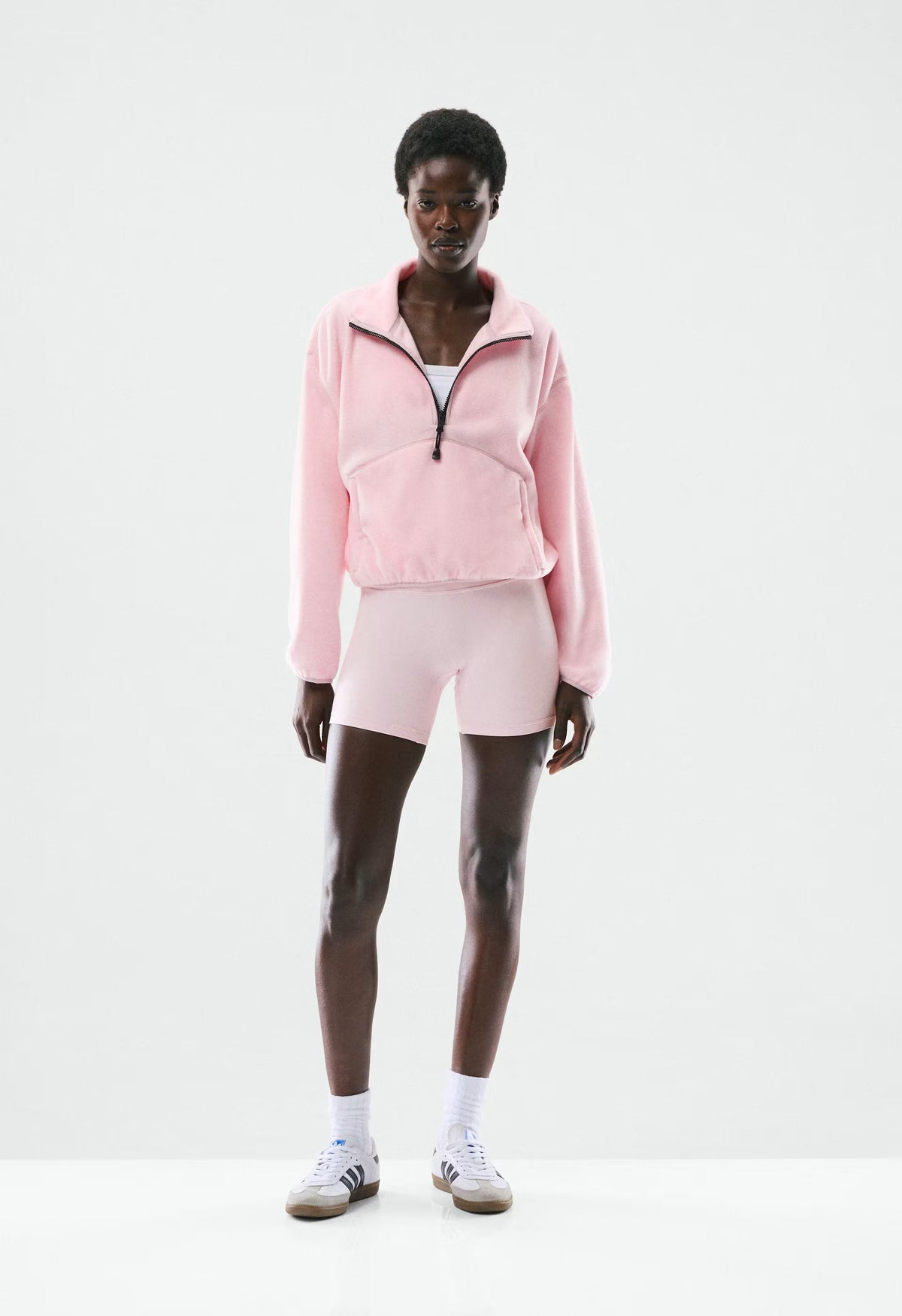 Terrain 1/2 Zip - Bigfoot Fleece - MAGNOLIA