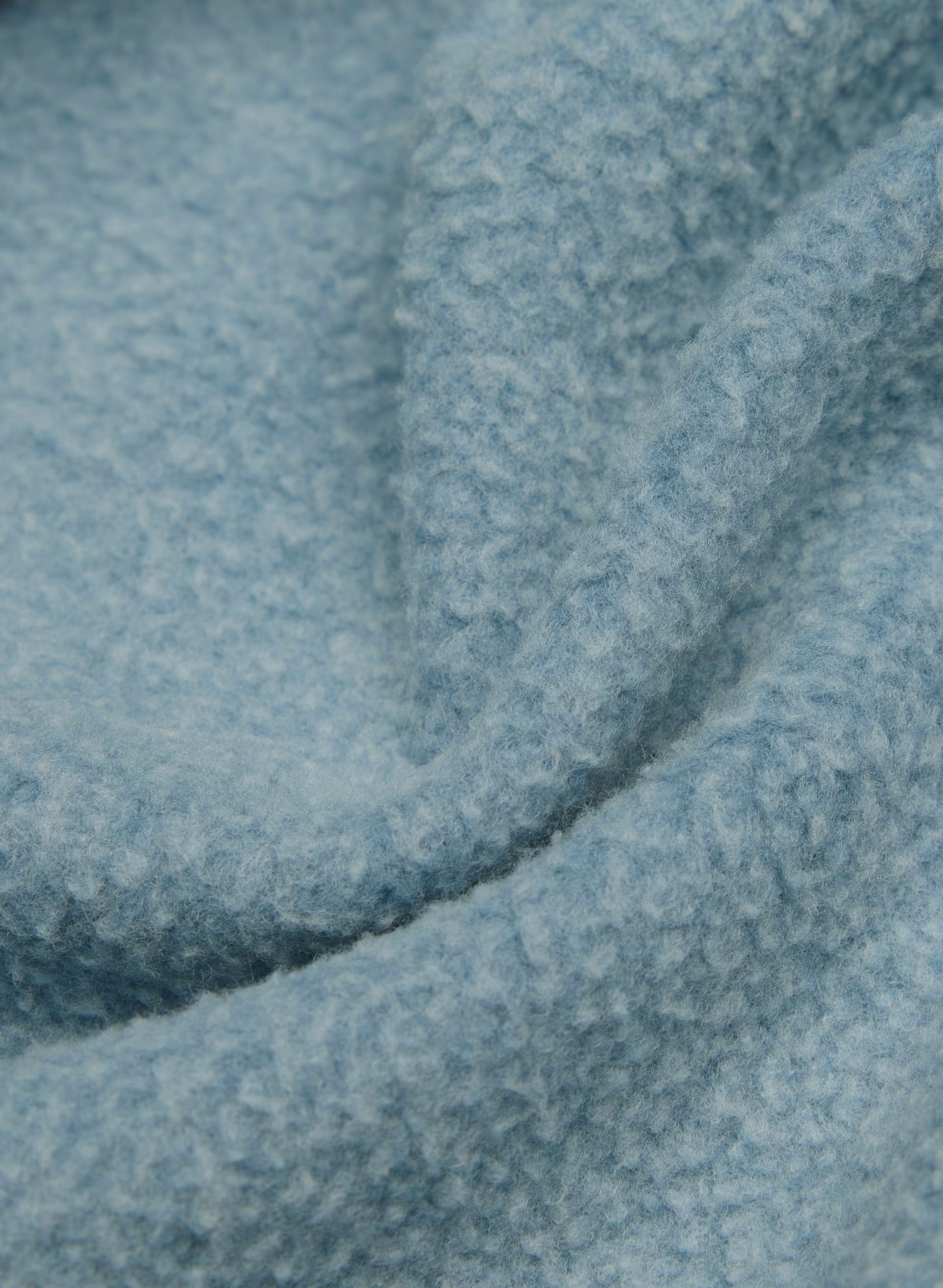 Cozy Sweatfleece Perfect Hoodie - LIVED-IN BLUE MIRAGE