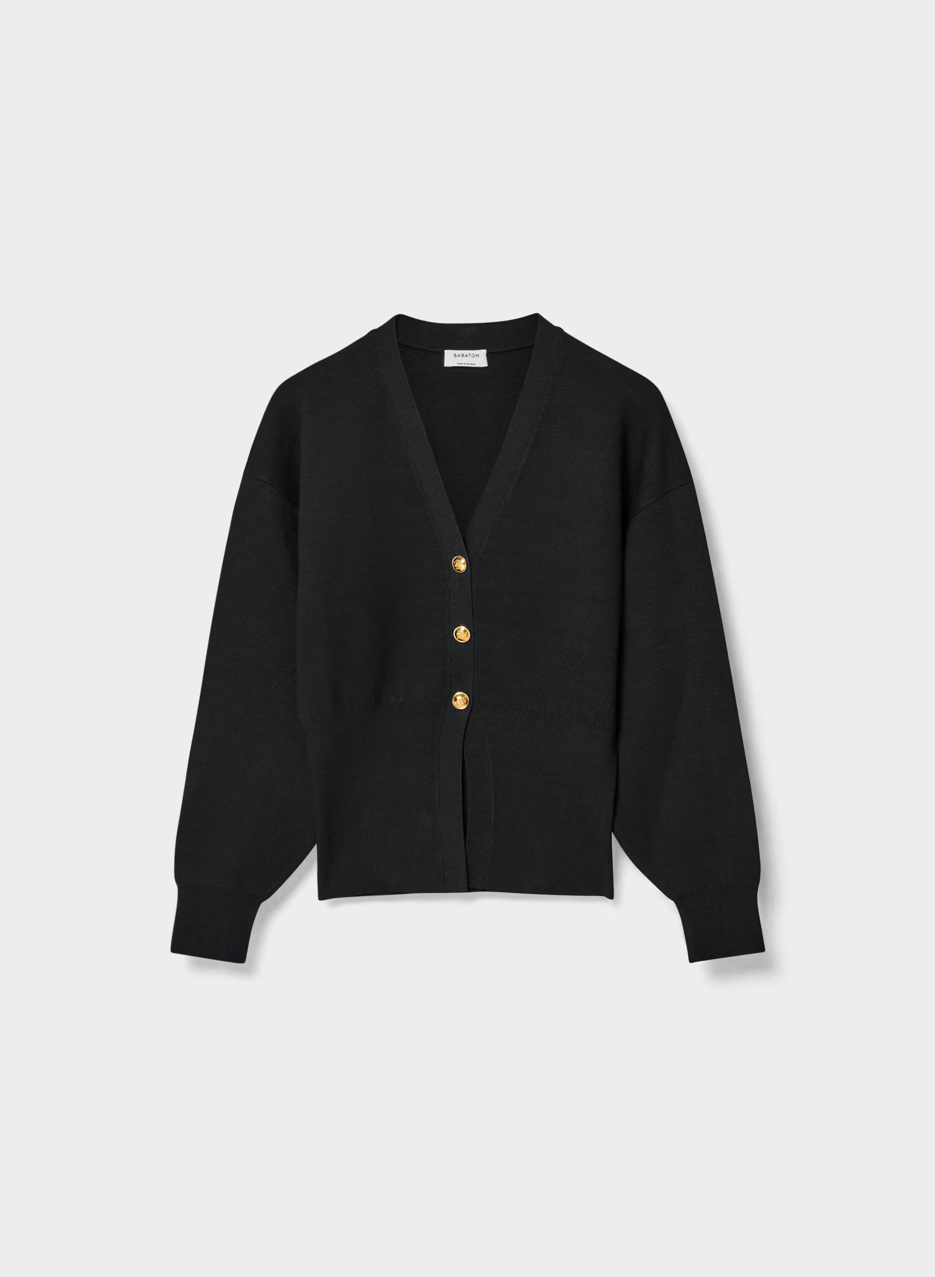 Tribeca Cardigan - Wonder Yarn - BLACK