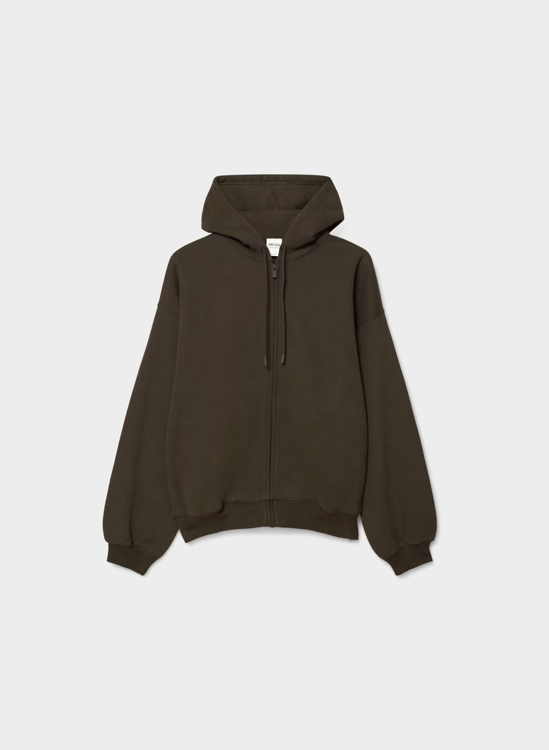 Cozy Sweatfleece Mega Zip Hoodie - CACAO NIB BROWN