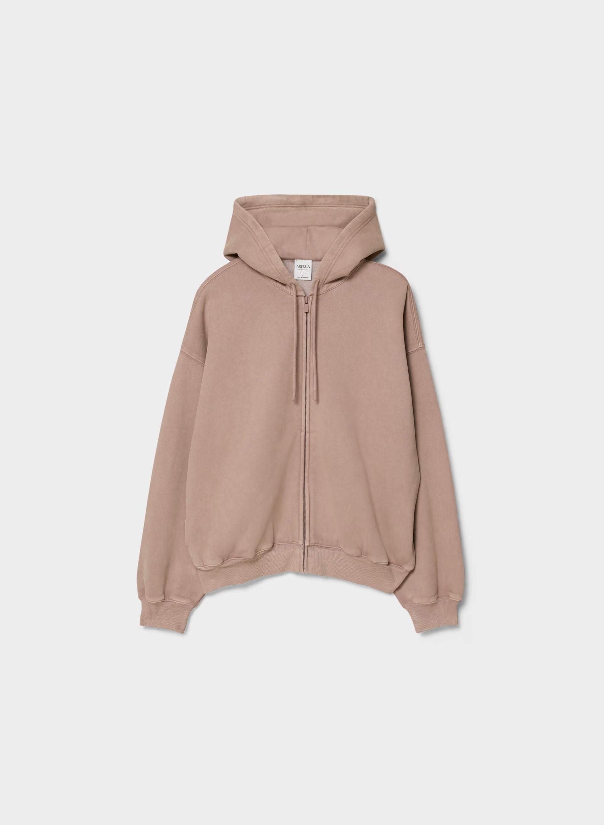 Cozy Sweatfleece Mega Zip Hoodie - LIVED-IN DUSTY MAUVE