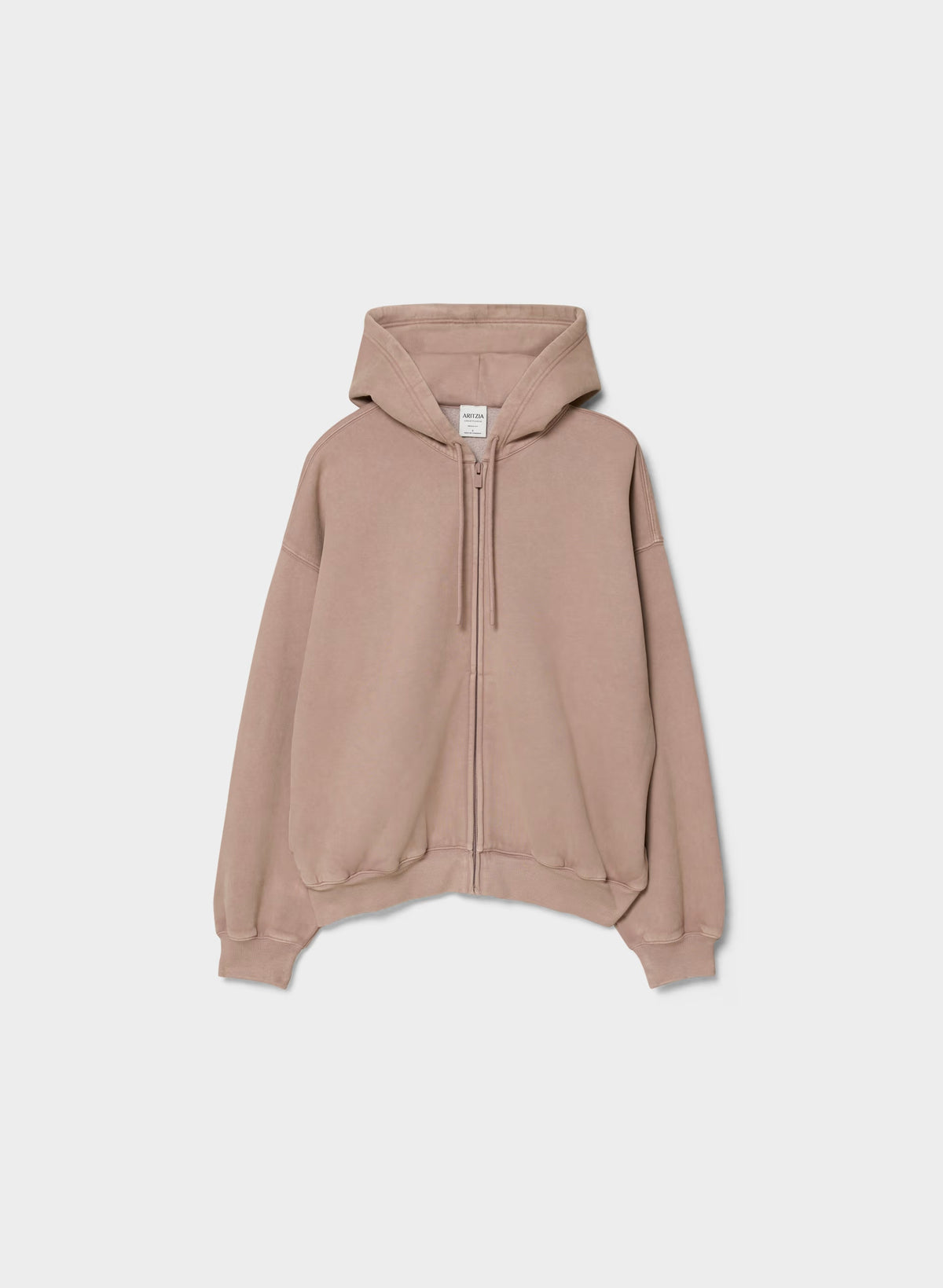Cozy Sweatfleece Mega Zip Hoodie - LIVED-IN DUSTY MAUVE